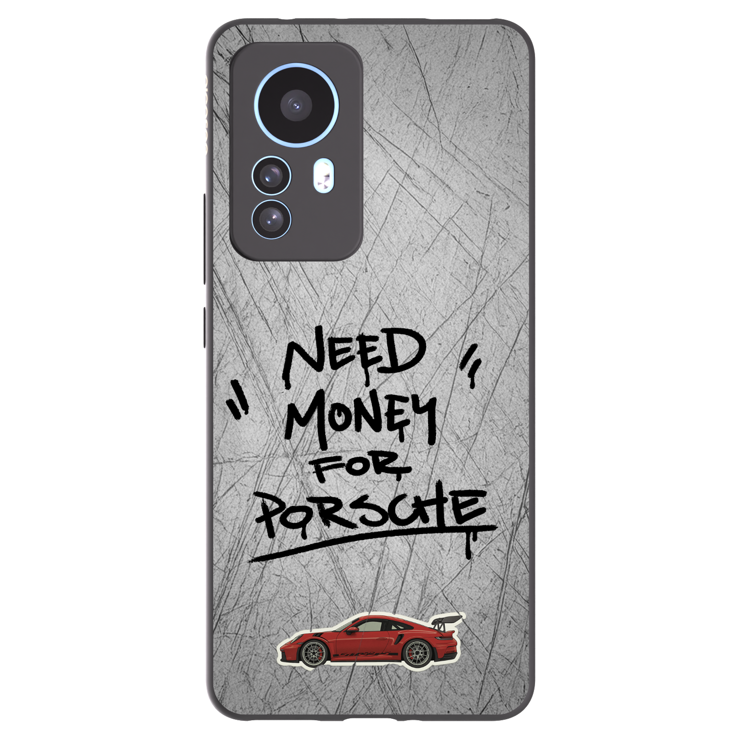 Picasee silikónový čierny obal pre Xiaomi 12T Pro - Grey Drift