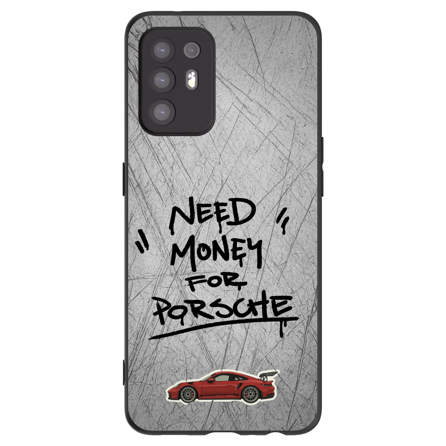 Picasee silikónový čierny obal pre OPPO A94 5G - Grey Drift