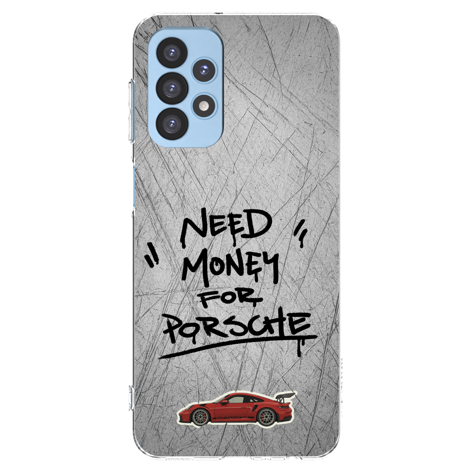 Picasee silikónový prehľadný obal pre Samsung Galaxy A23 A235F 4G - Grey Drift