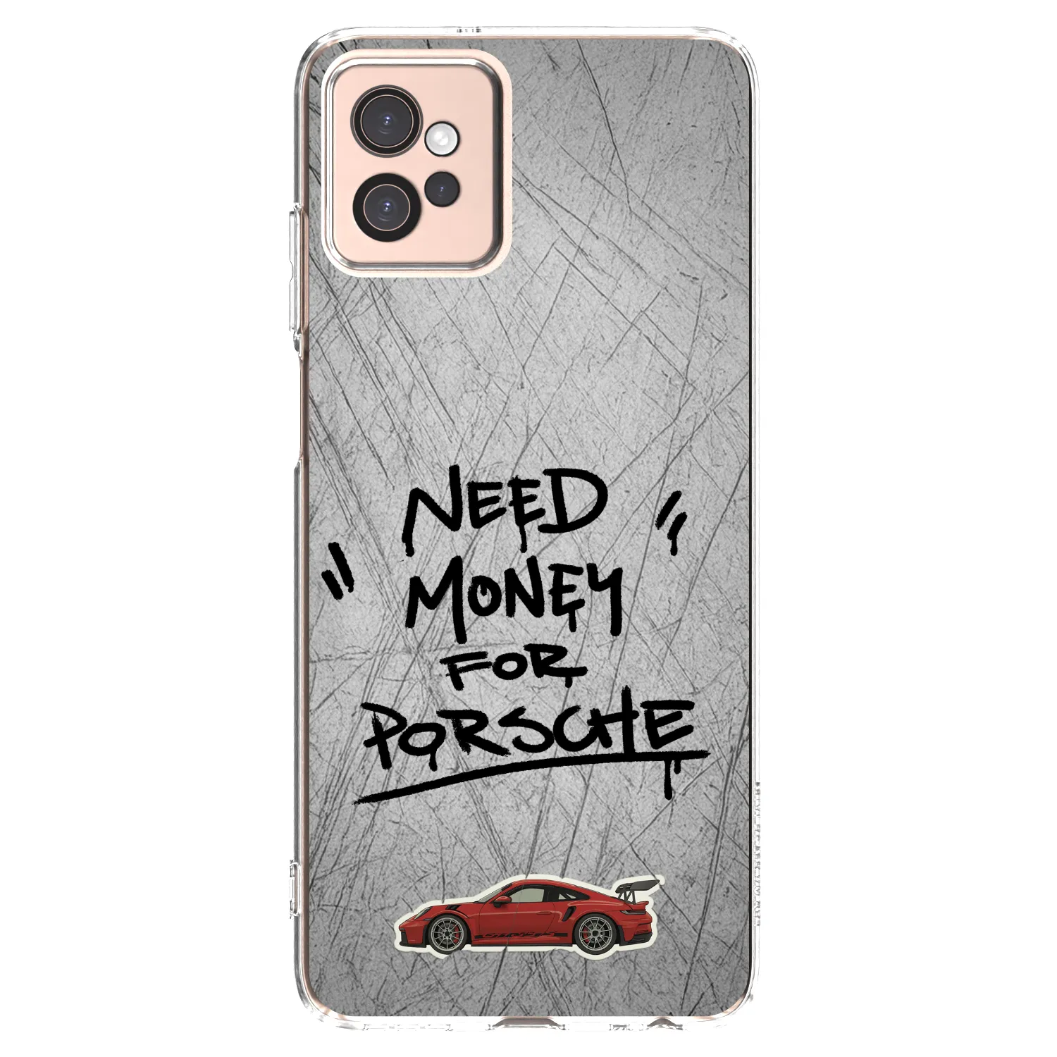 Picasee silikónový prehľadný obal pre Motorola Moto G32 - Grey Drift