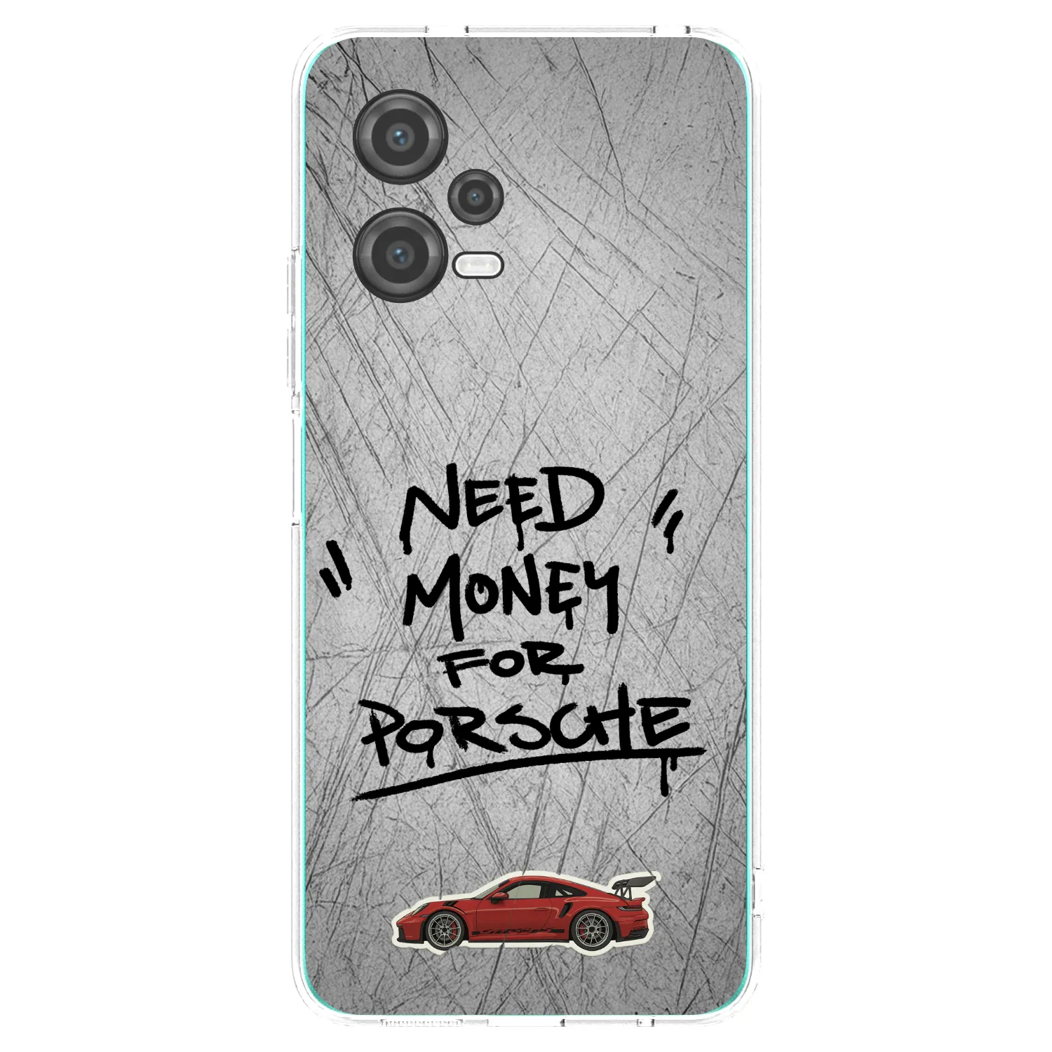 Picasee silikónový prehľadný obal pre Xiaomi Poco X5 - Grey Drift