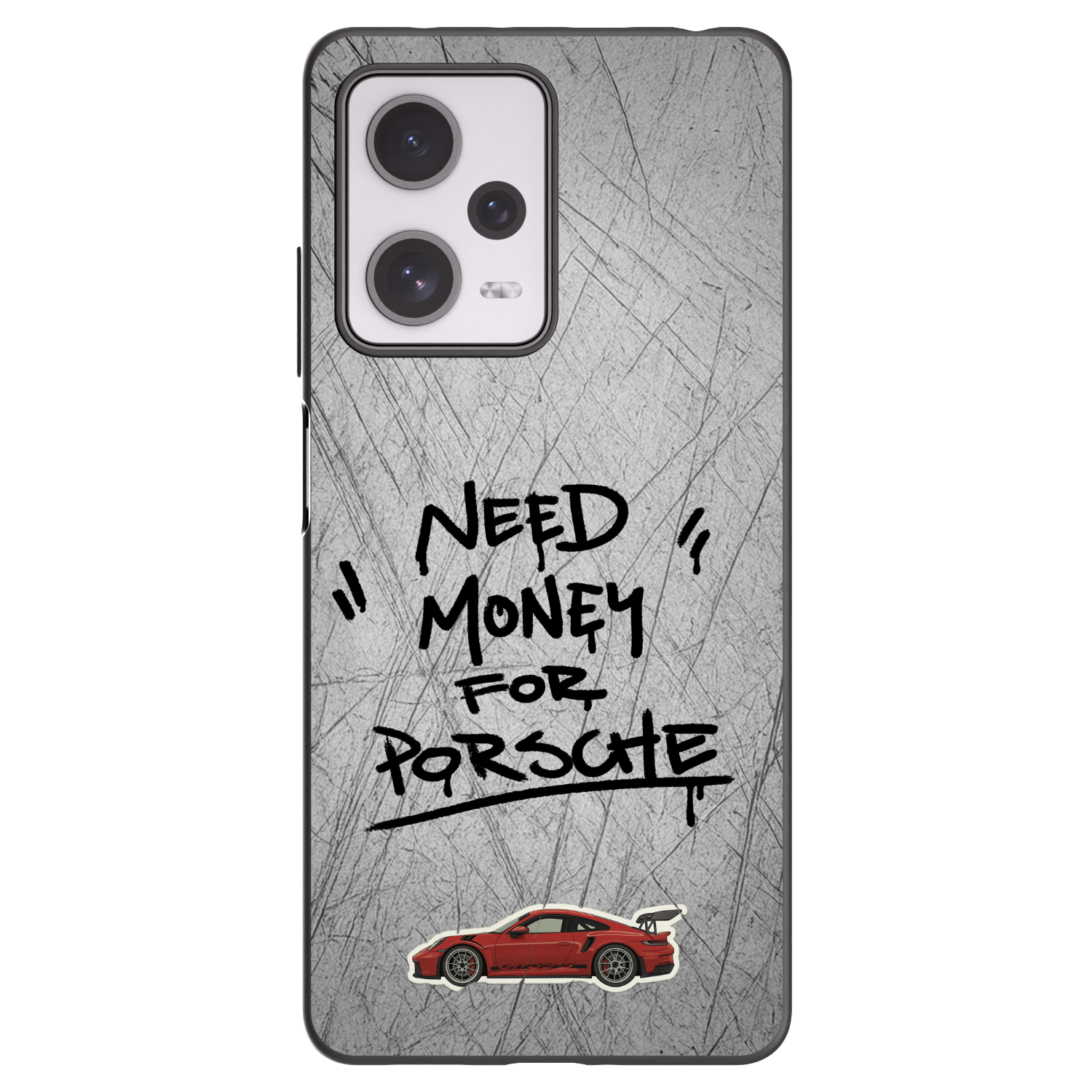 Picasee silikónový čierny obal pre Xiaomi Redmi Note 12 Pro+ 5G - Grey Drift