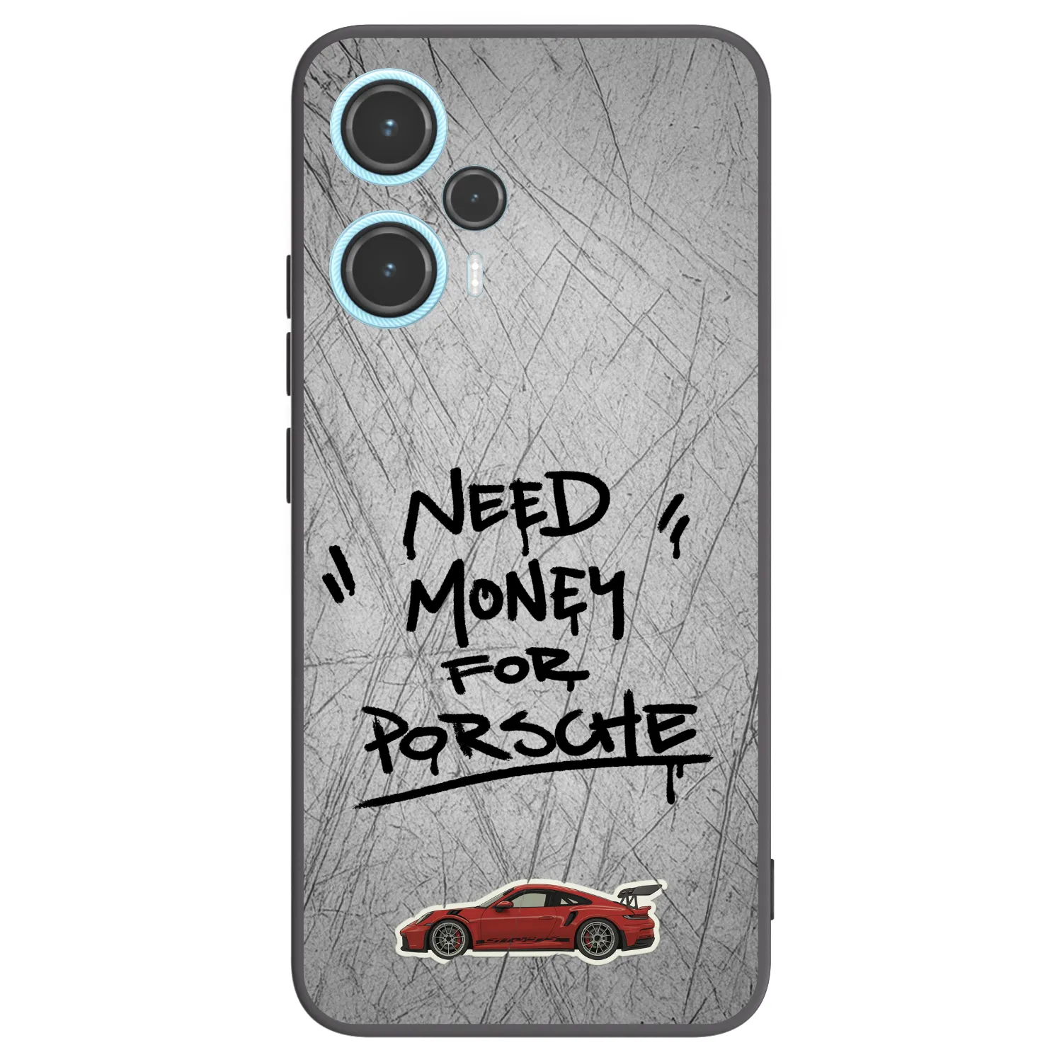 Picasee silikónový čierny obal pre Xiaomi Poco F5 - Grey Drift
