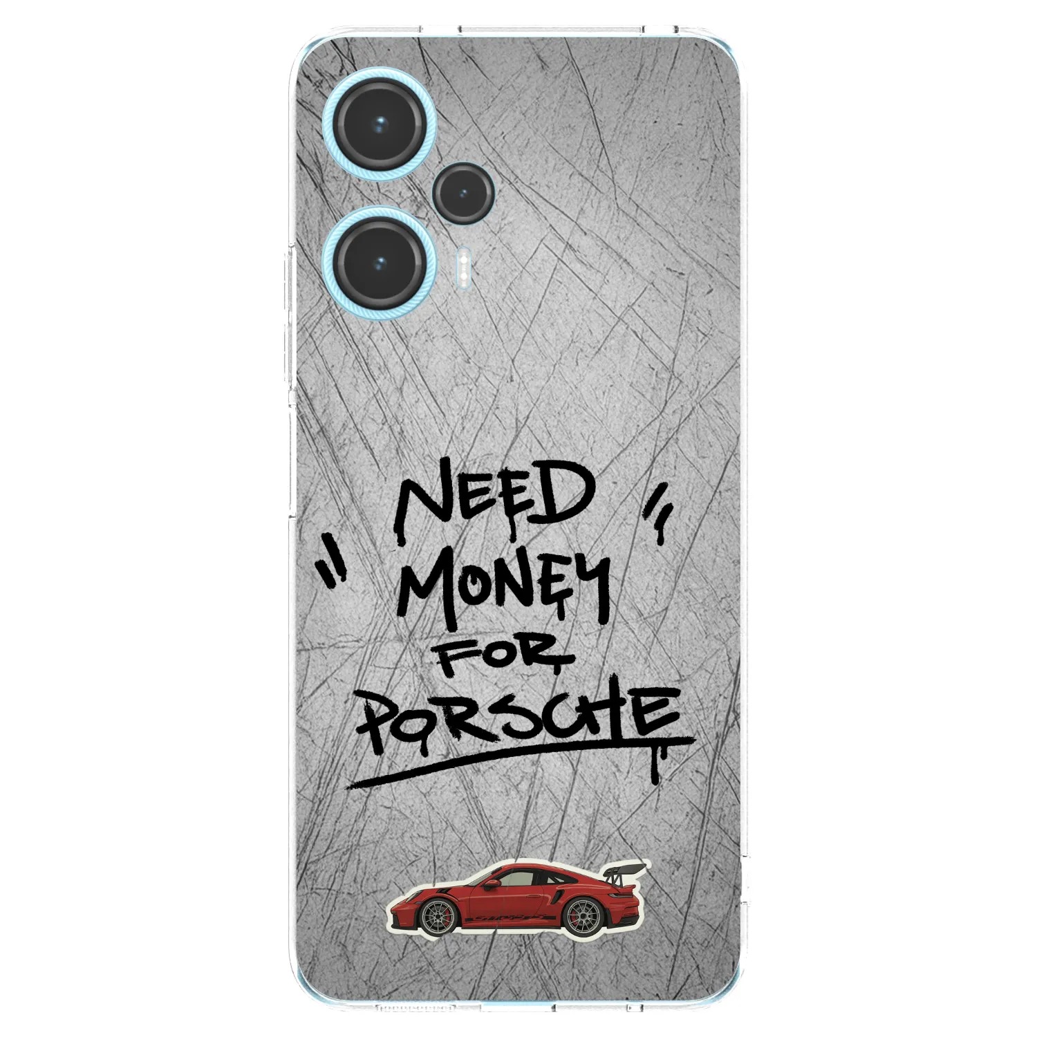 Picasee silikónový prehľadný obal pre Xiaomi Poco F5 - Grey Drift