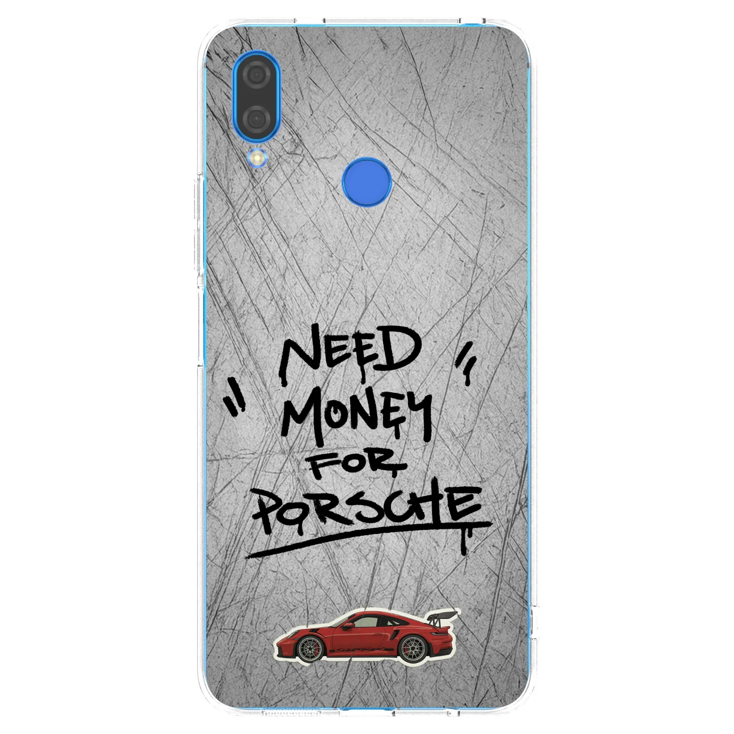 Picasee silikónový prehľadný obal pre Huawei Nova 3 - Grey Drift