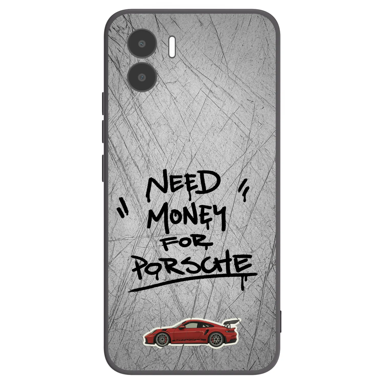 Picasee silikónový čierny obal pre Xiaomi Redmi A2 - Grey Drift