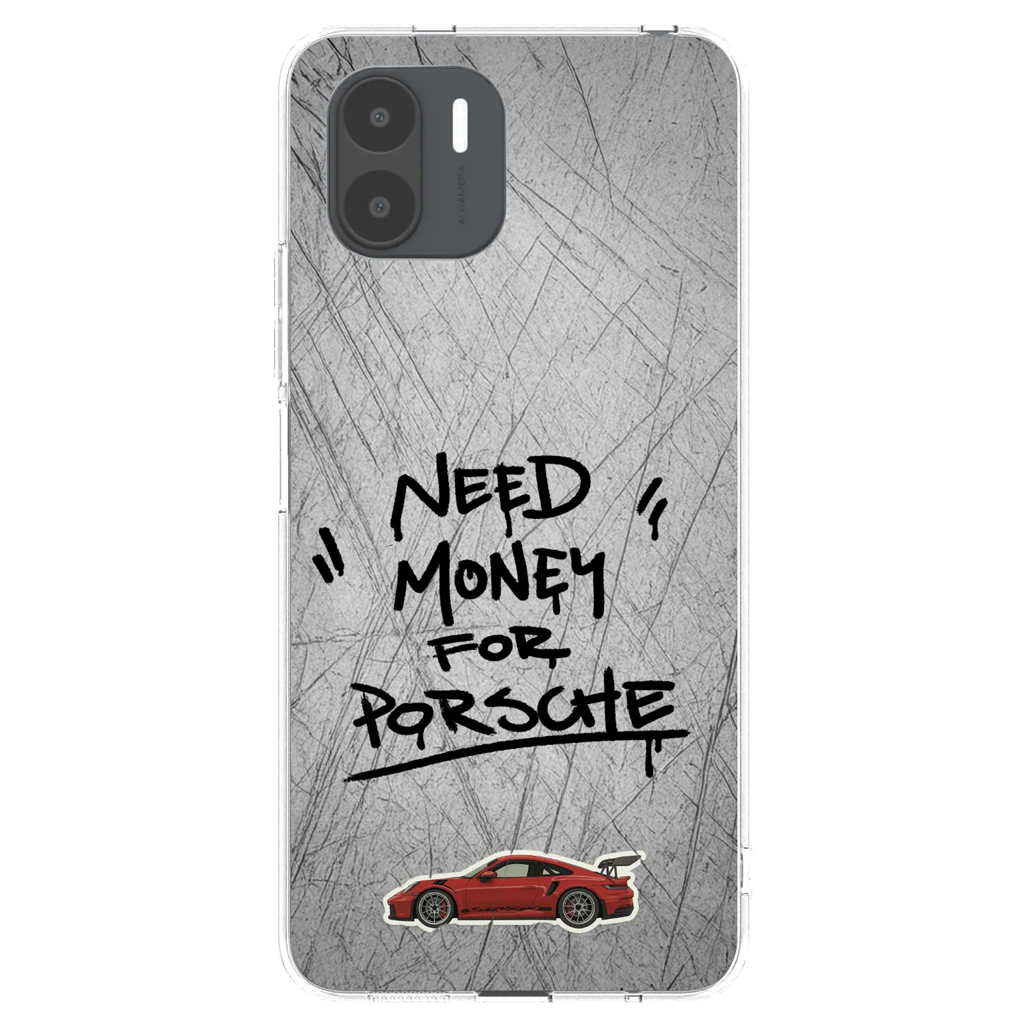 Picasee silikónový prehľadný obal pre Xiaomi Redmi A2 - Grey Drift