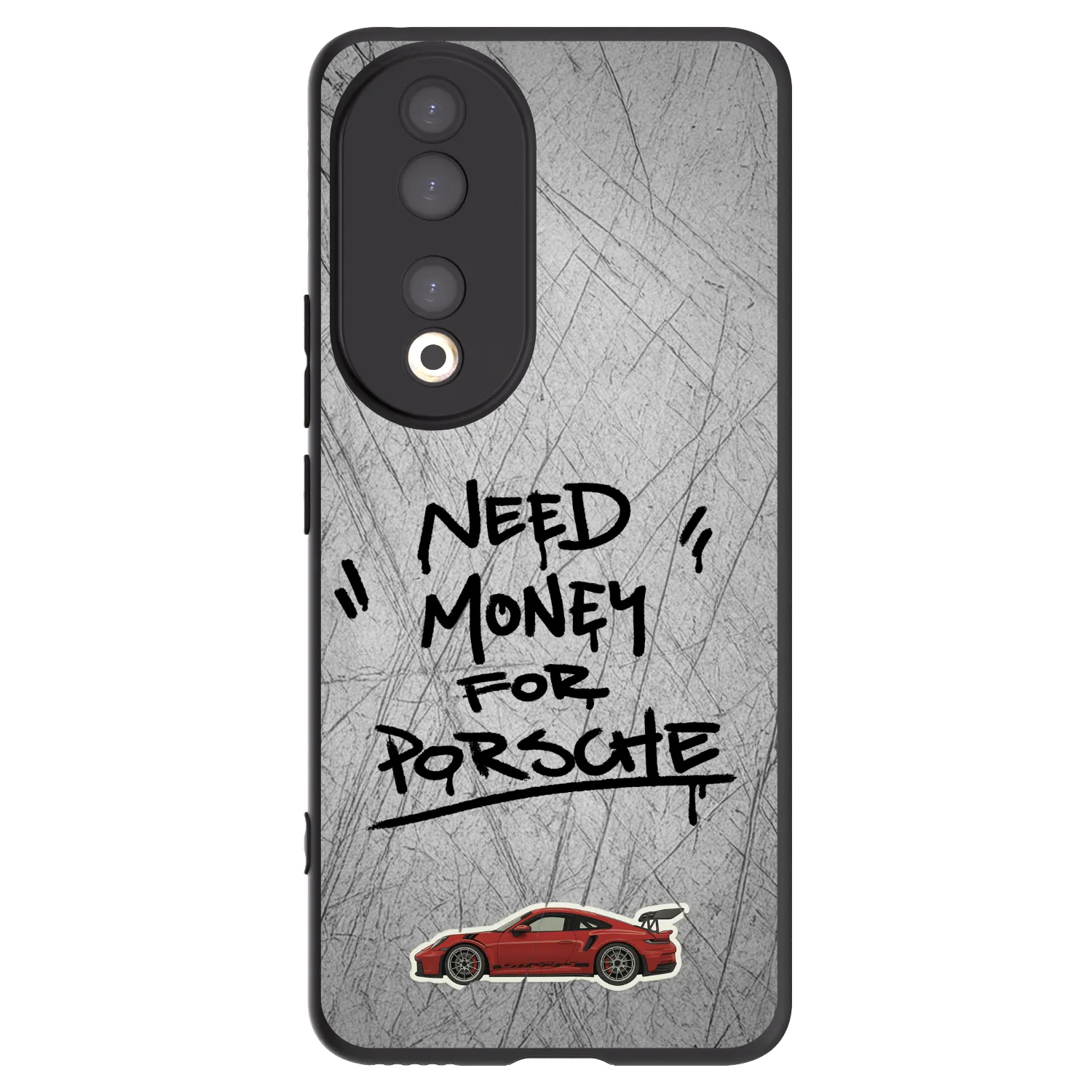 Picasee silikónový čierny obal pre Honor 90 5G - Grey Drift