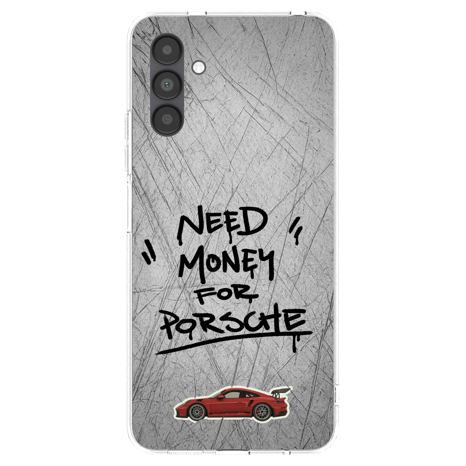 Picasee silikónový prehľadný obal pre Samsung Galaxy A04s A047F - Grey Drift