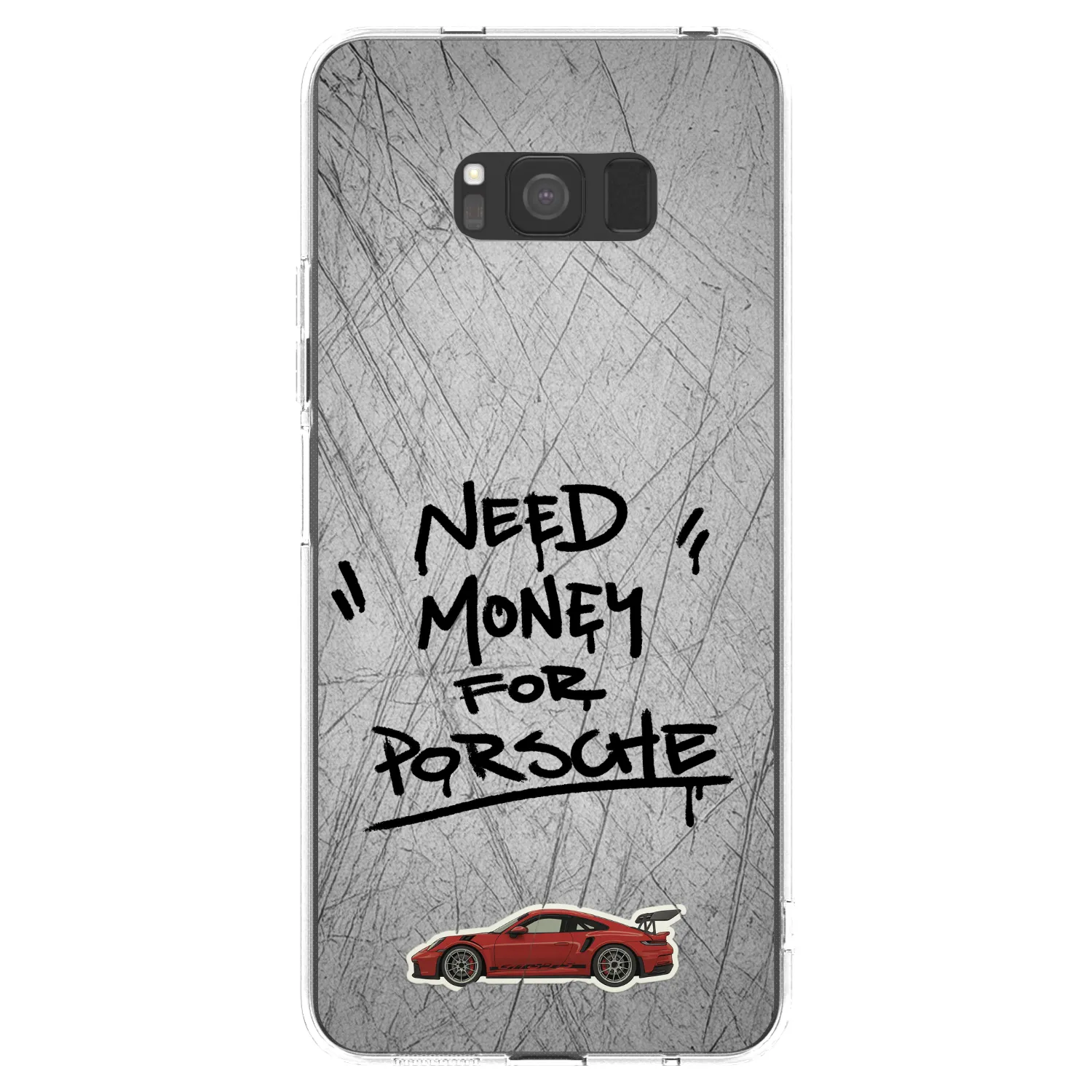 Picasee silikónový prehľadný obal pre Samsung Galaxy S8 G950F - Grey Drift