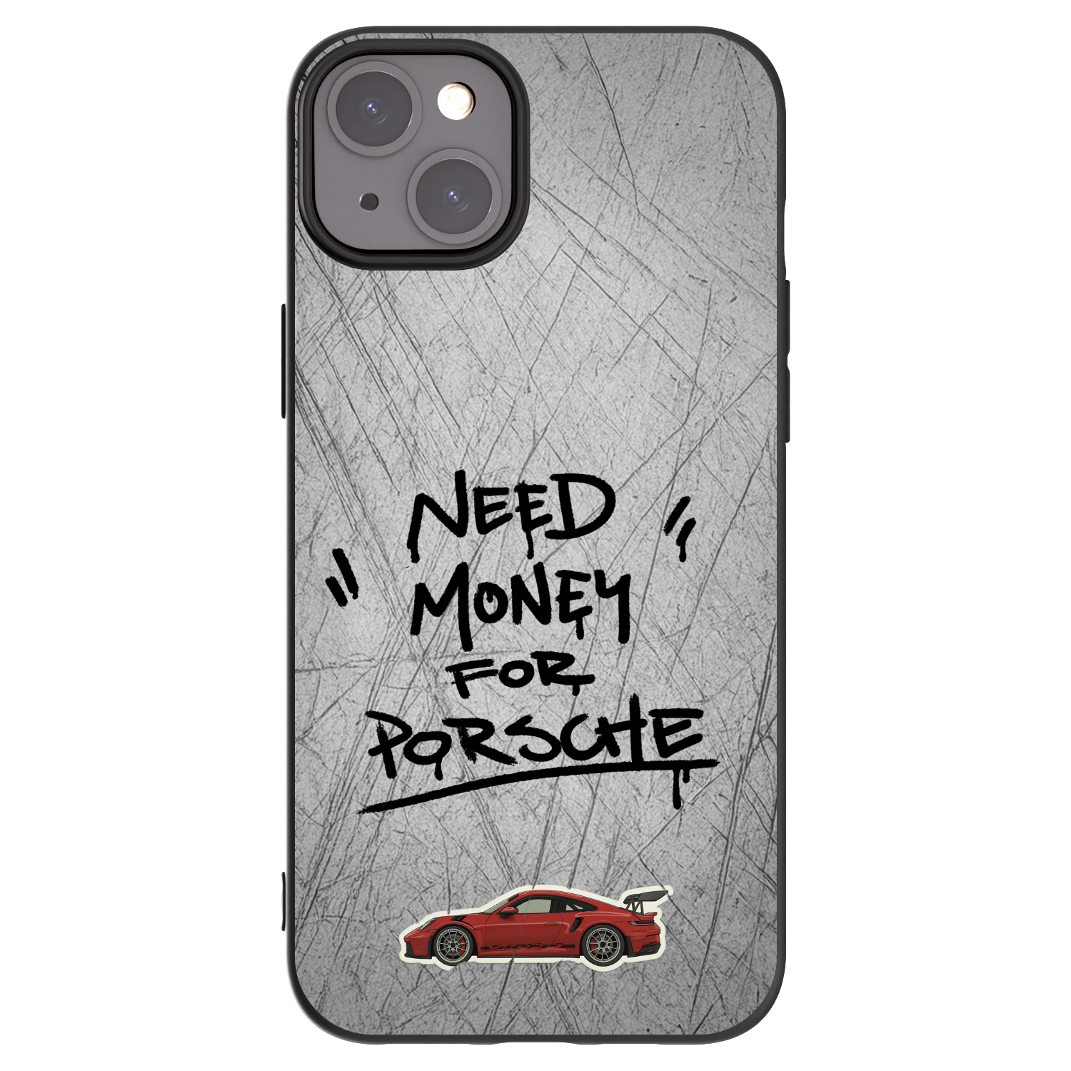 Picasee silikónový čierny obal pre Apple iPhone 15 Plus - Grey Drift