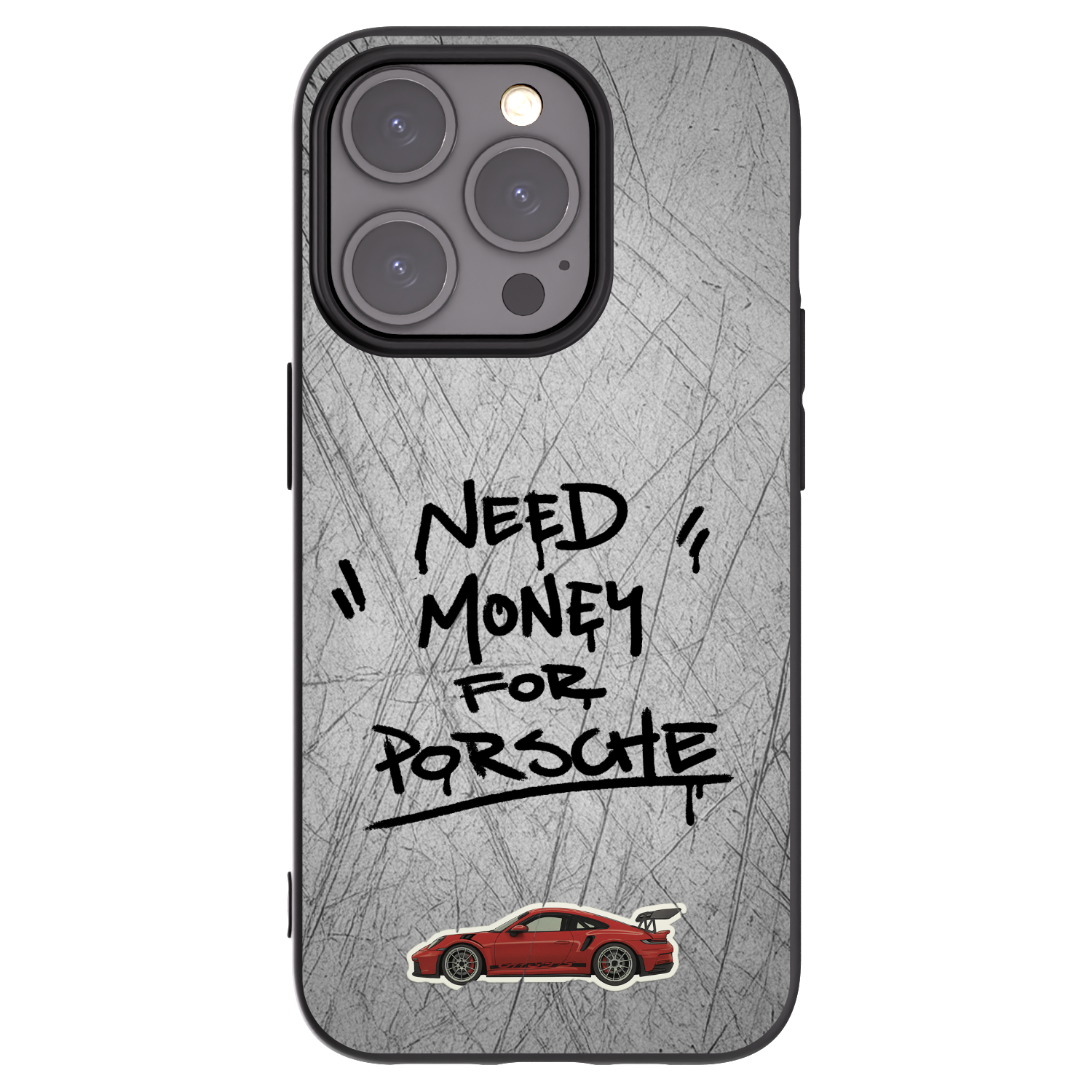 Silikónový čierny obal pre Apple iPhone 15 Pro - Grey Drift