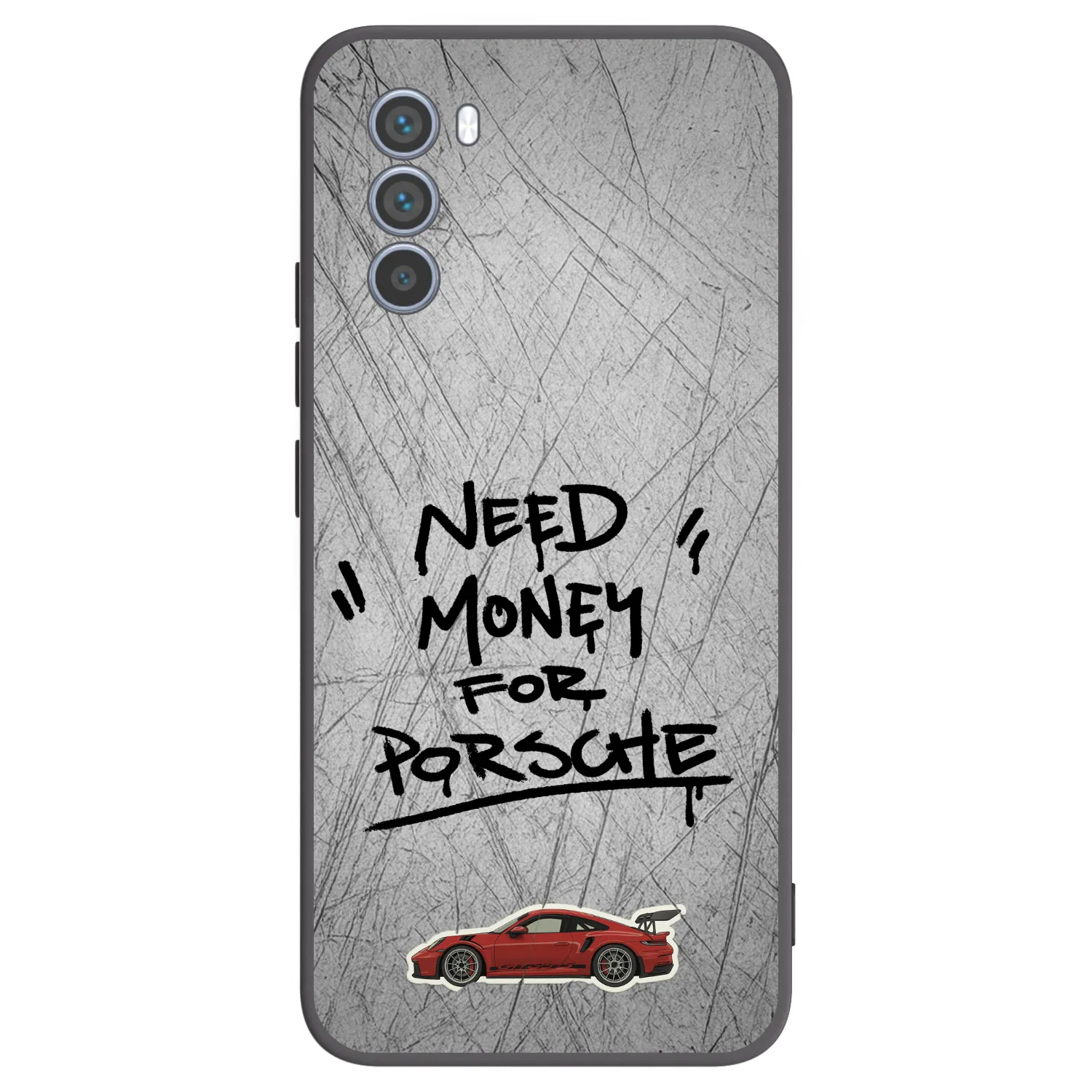 Picasee silikónový čierny obal pre Motorola Moto G62 - Grey Drift