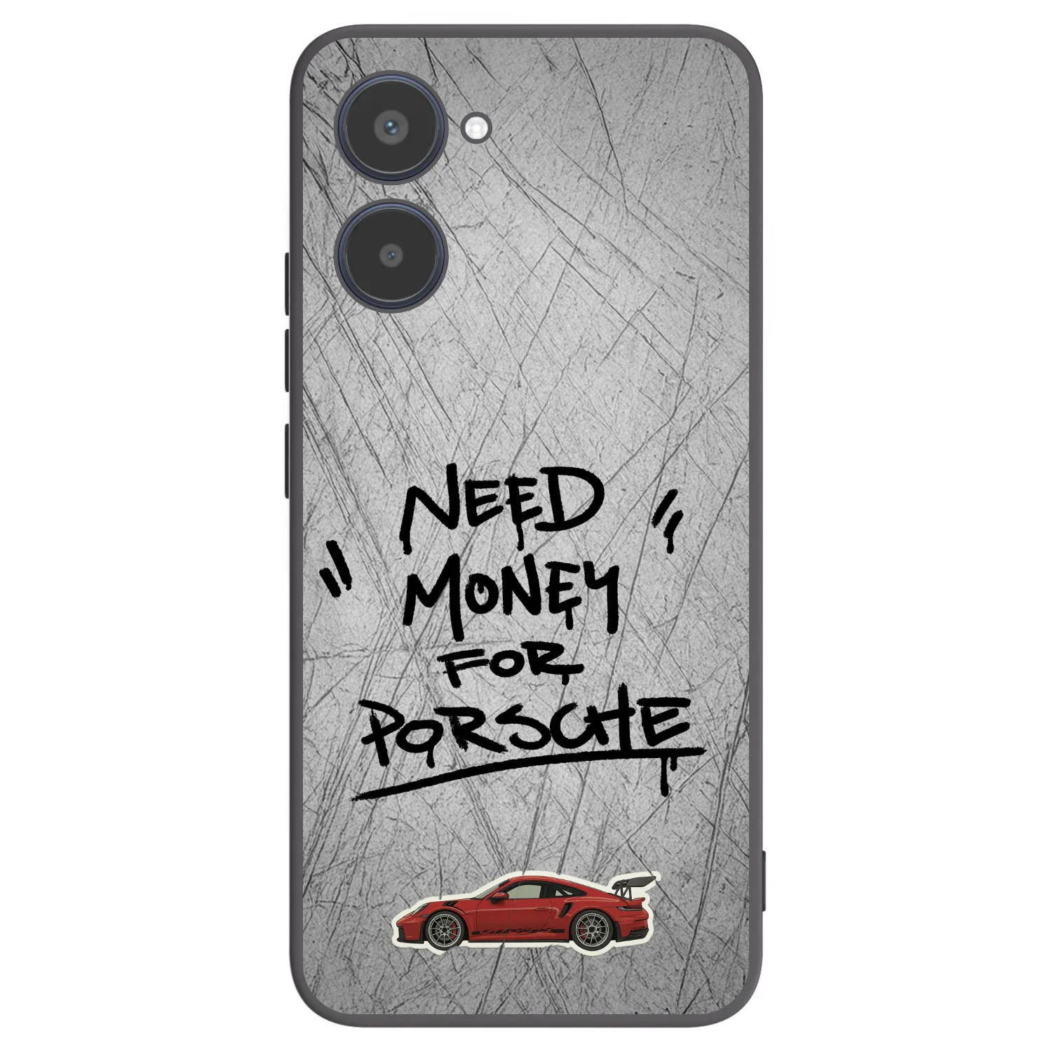 Picasee silikónový čierny obal pre Realme 10 4G - Grey Drift