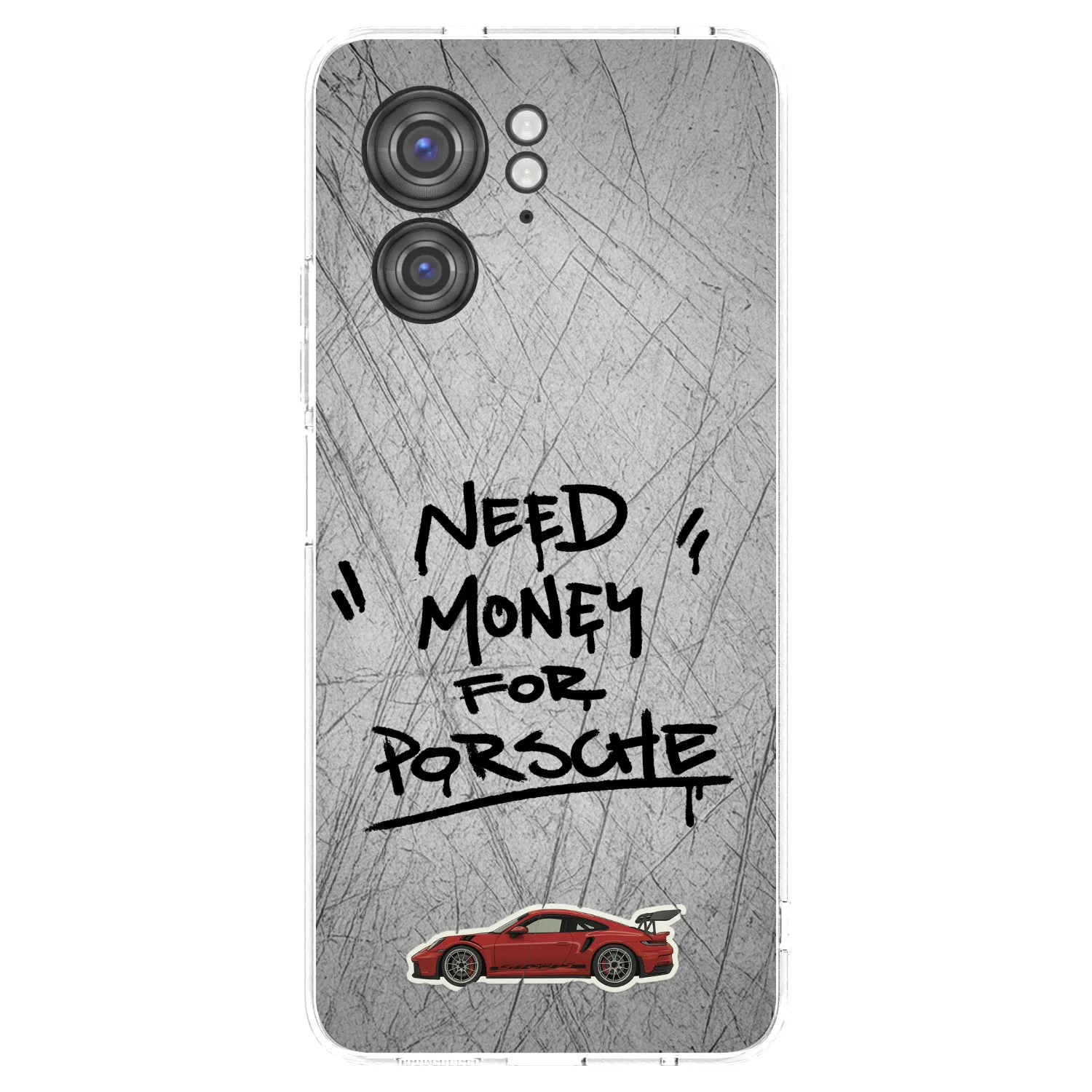 Picasee silikónový prehľadný obal pre Motorola Edge 40 - Grey Drift