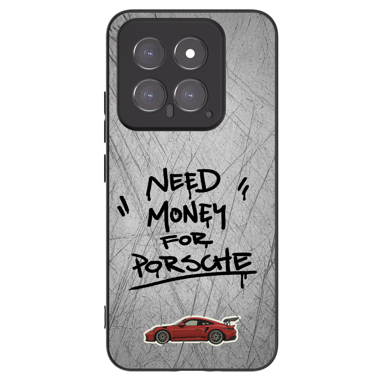 Picasee silikónový čierny obal pre Xiaomi 14 - Grey Drift