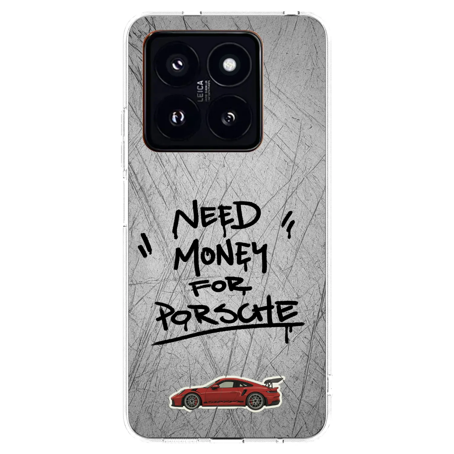 Silikónový prehľadný obal pre Xiaomi 14 Pro - Grey Drift