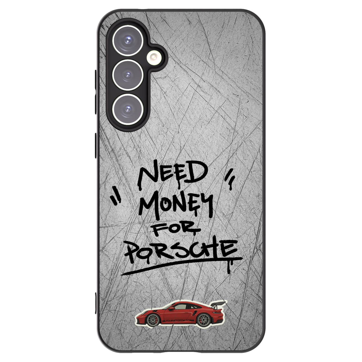 Picasee silikónový čierny obal pre Samsung Galaxy S23 FE S711B - Grey Drift