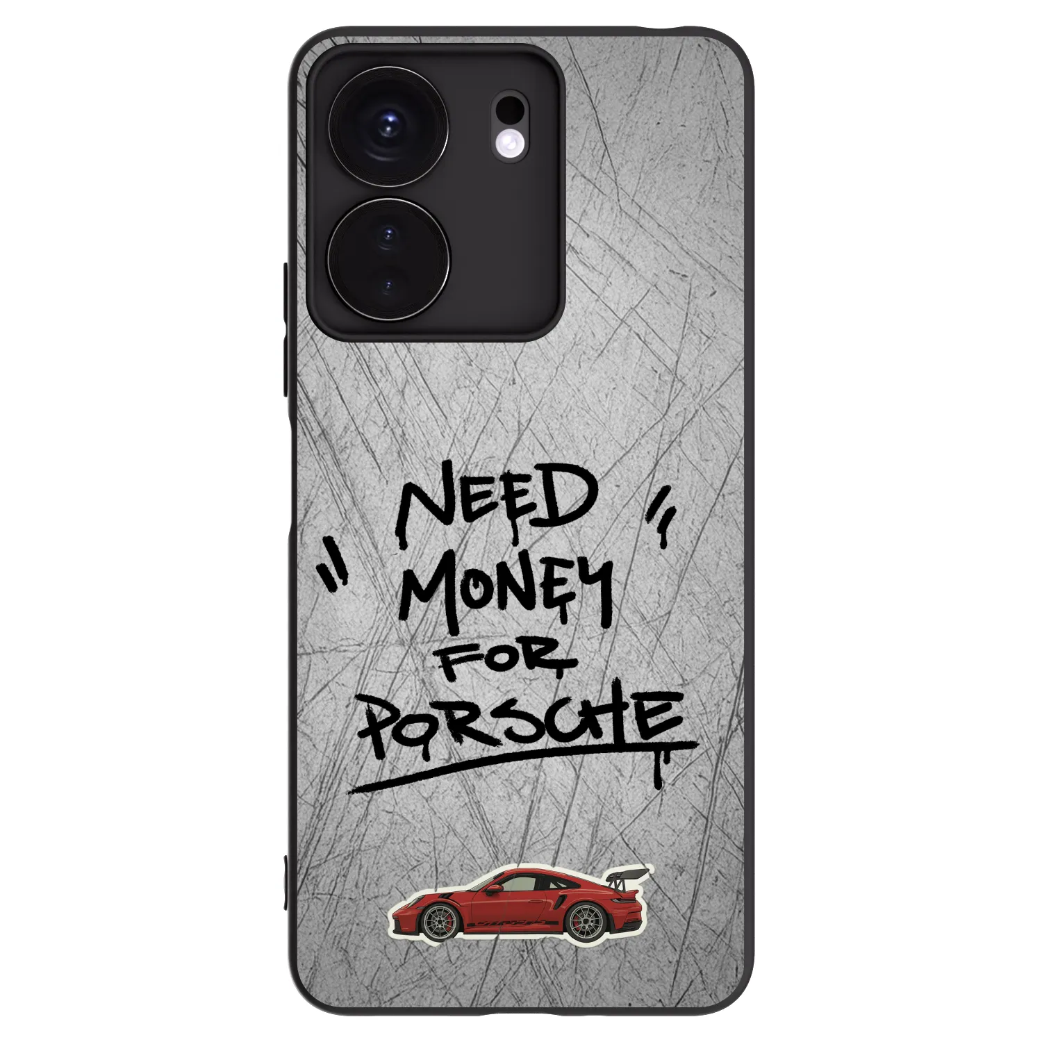 Picasee silikónový čierny obal pre Xiaomi Redmi 13C 4G - Grey Drift