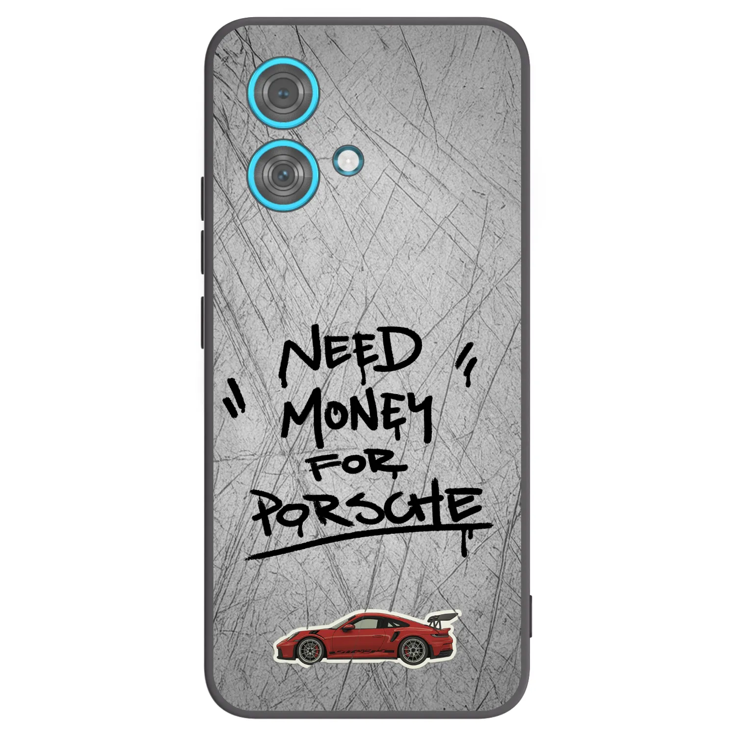 Picasee silikónový čierny obal pre Motorola Edge 40 Neo - Grey Drift