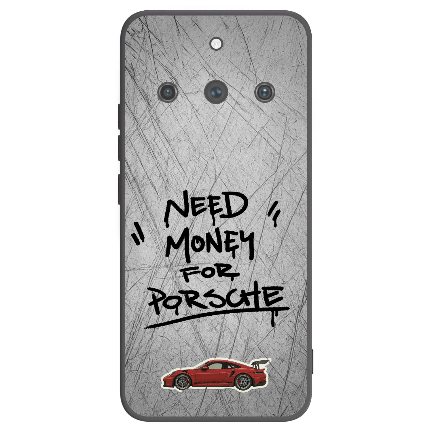 Picasee silikónový čierny obal pre Realme 11 Pro+ - Grey Drift
