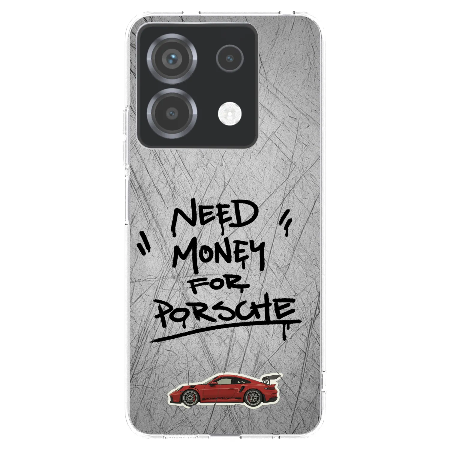 Picasee silikónový prehľadný obal pre Xiaomi Poco X6 - Grey Drift
