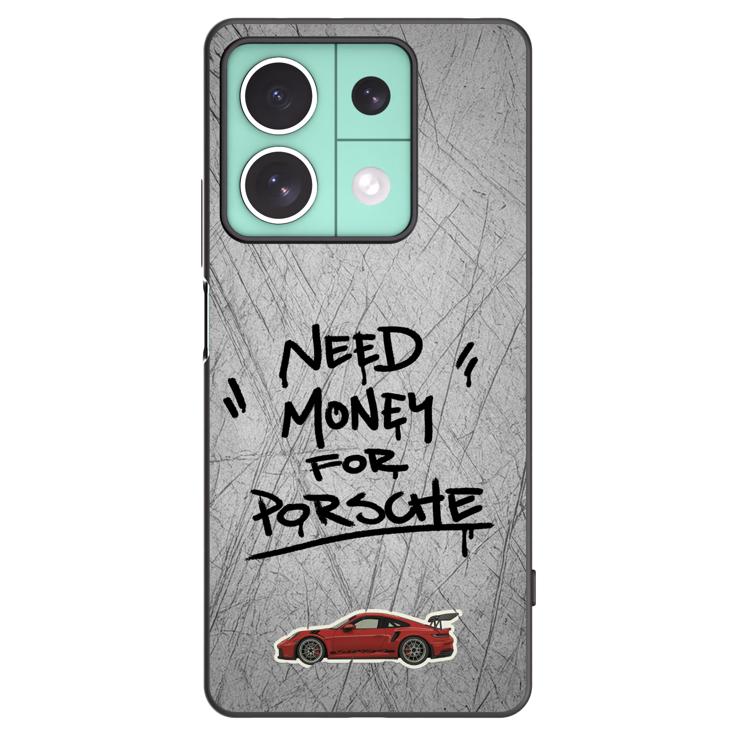 Picasee silikónový čierny obal pre Xiaomi Redmi Note 13 5G - Grey Drift