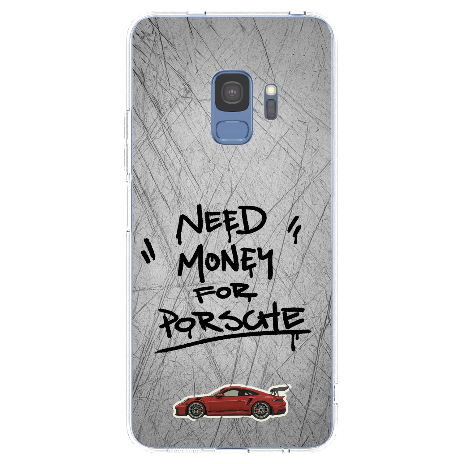Picasee silikónový prehľadný obal pre Samsung Galaxy S9 G960F - Grey Drift