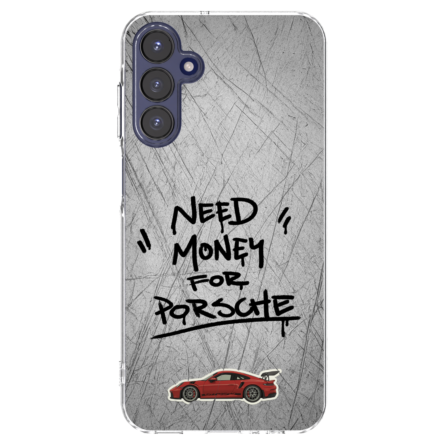 Picasee silikónový prehľadný obal pre Samsung Galaxy A15 A155F 4G - Grey Drift