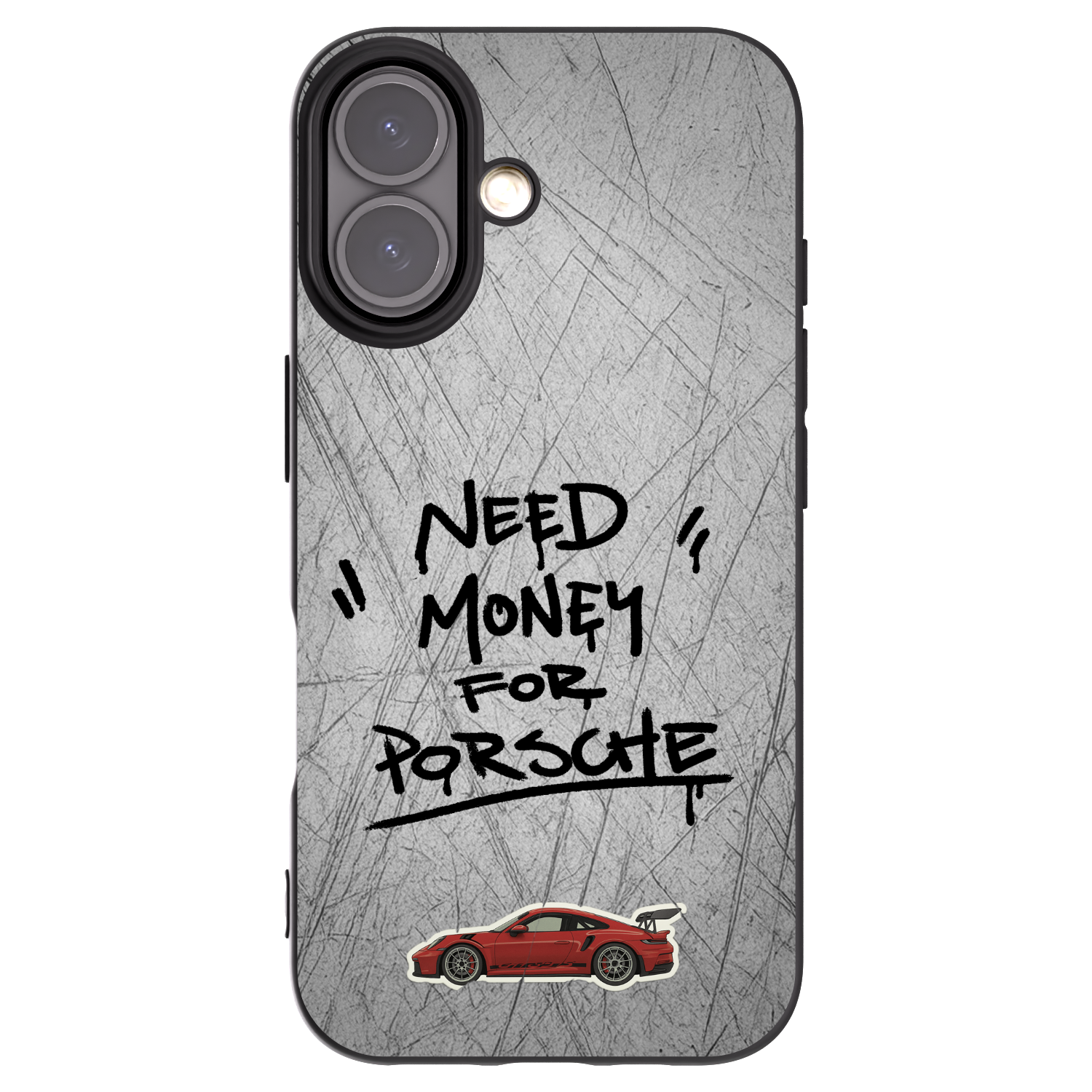 Picasee silikónový čierny obal pre Apple iPhone 16 - Grey Drift