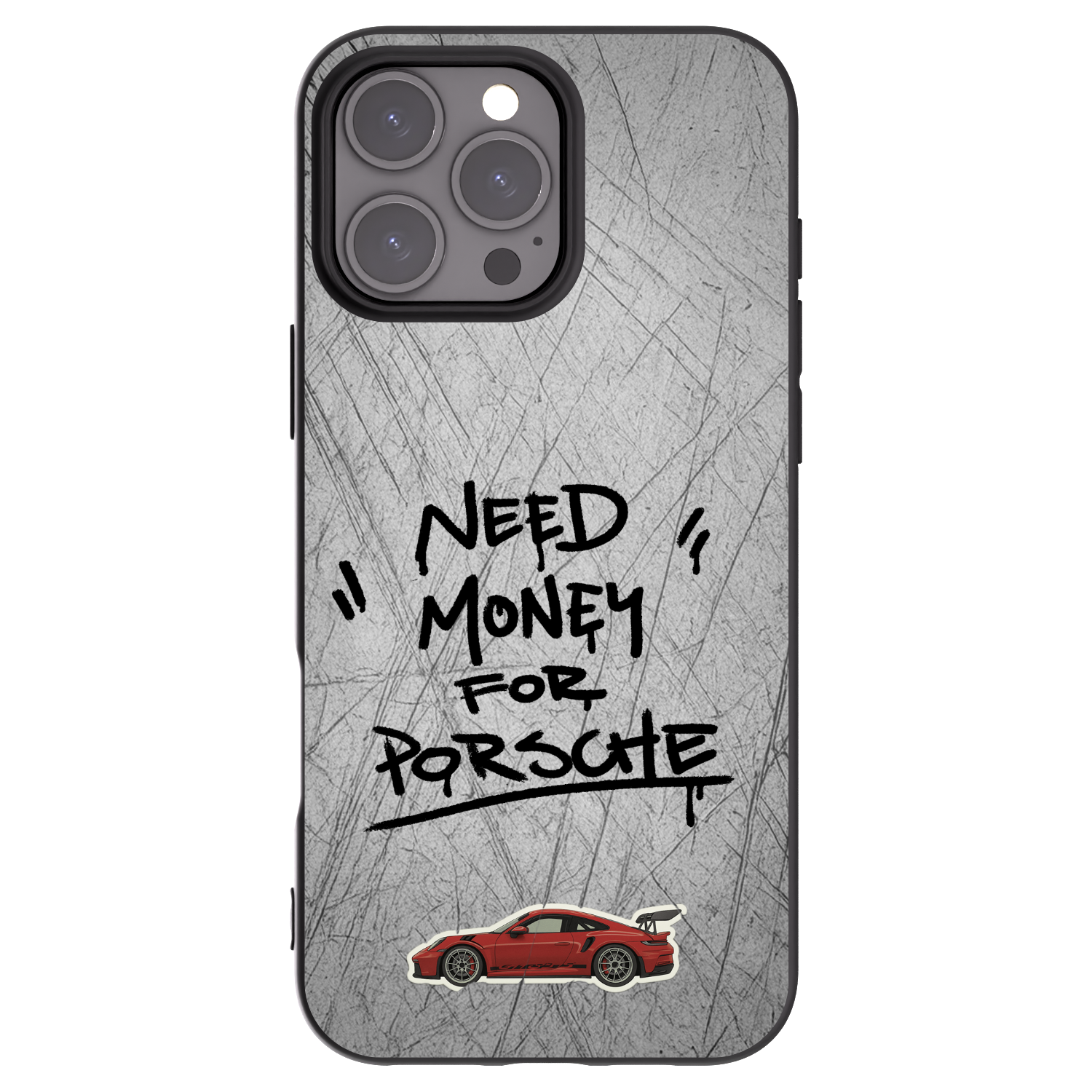 Silikónový čierny obal pre Apple iPhone 16 Pro Max - Grey Drift
