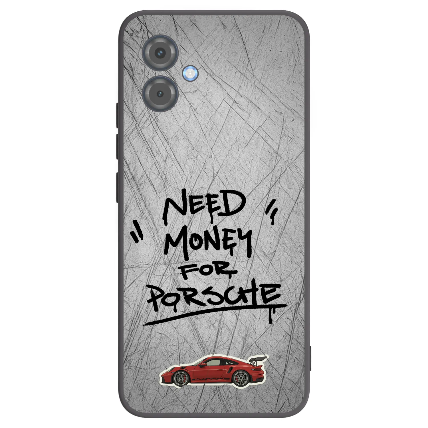 Picasee silikónový čierny obal pre Motorola Moto G14 - Grey Drift
