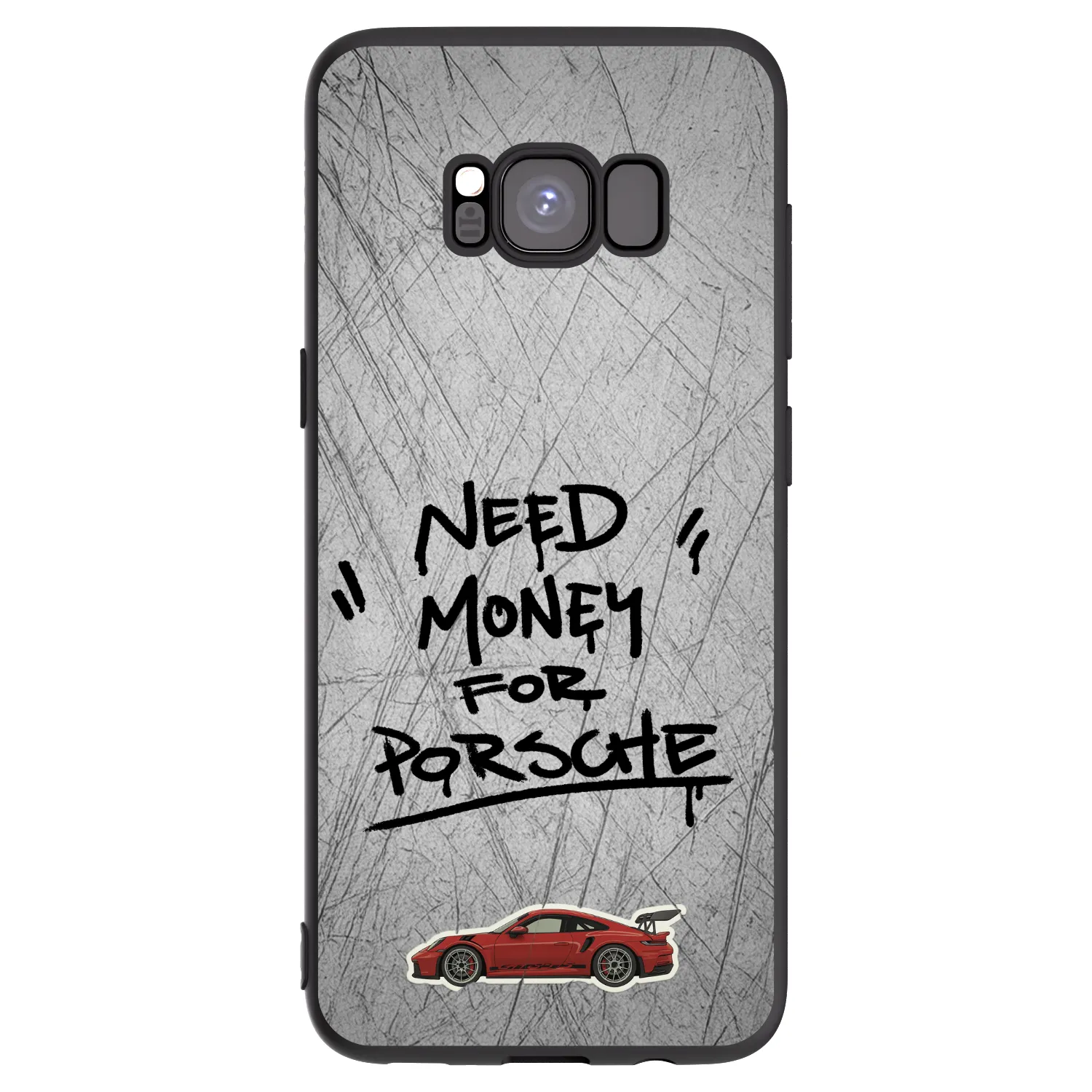 Picasee silikónový čierny obal pre Samsung Galaxy S8 G950F - Grey Drift