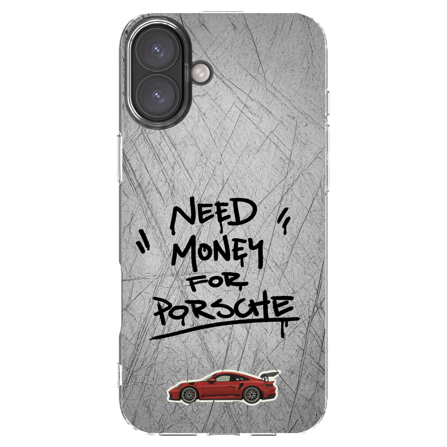 Picasee silikónový prehľadný obal pre Apple iPhone 16 Plus - Grey Drift