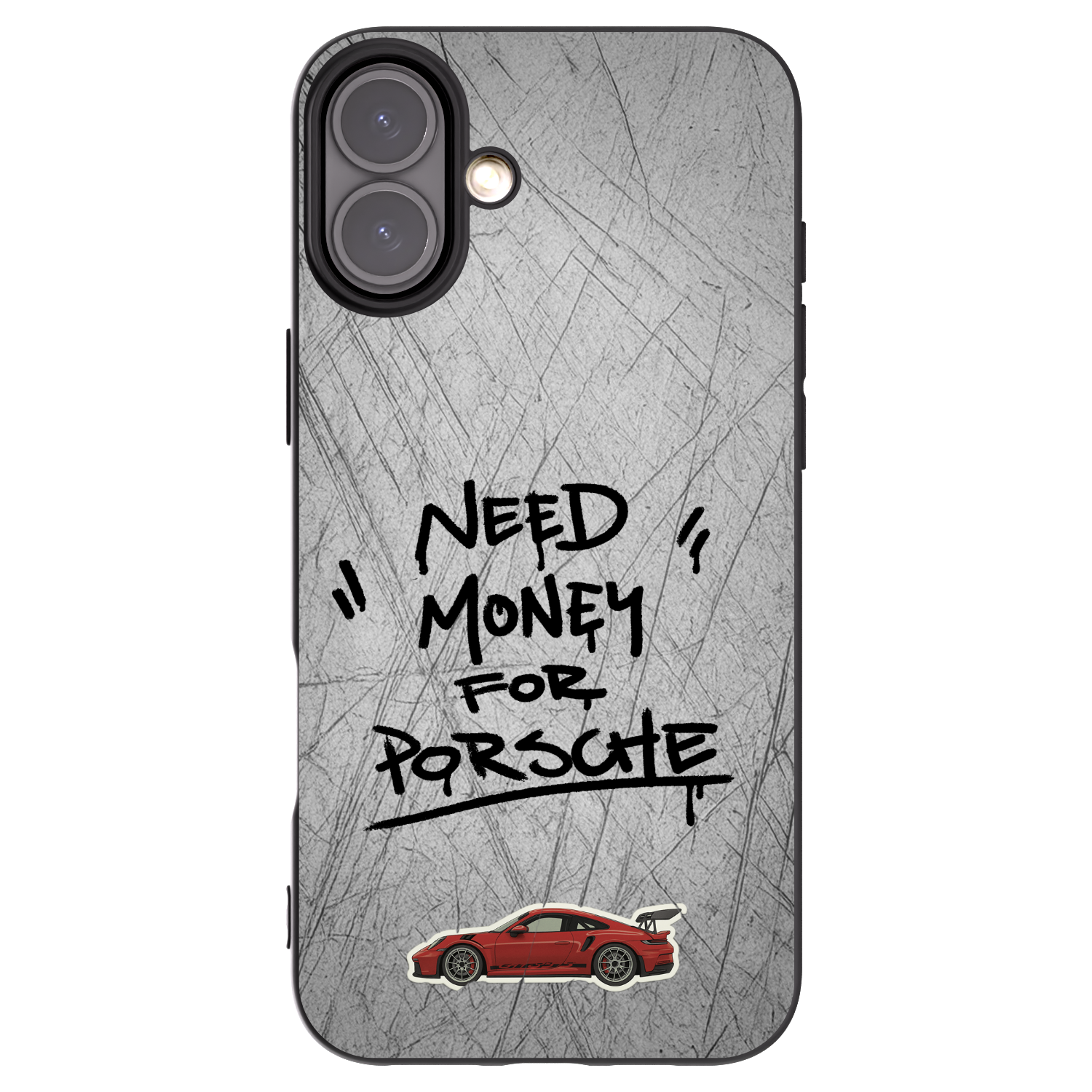 Picasee silikónový čierny obal pre Apple iPhone 16 Plus - Grey Drift