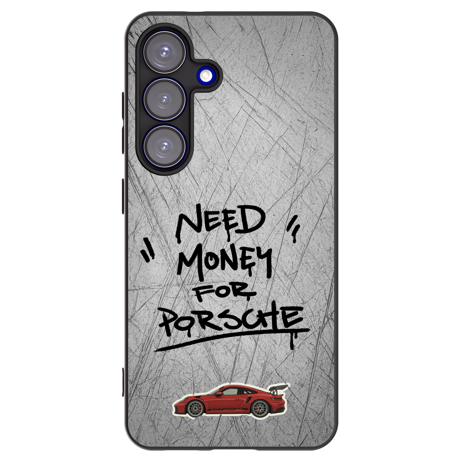 Picasee silikónový čierny obal pre Samsung Galaxy S25 5G - Grey Drift