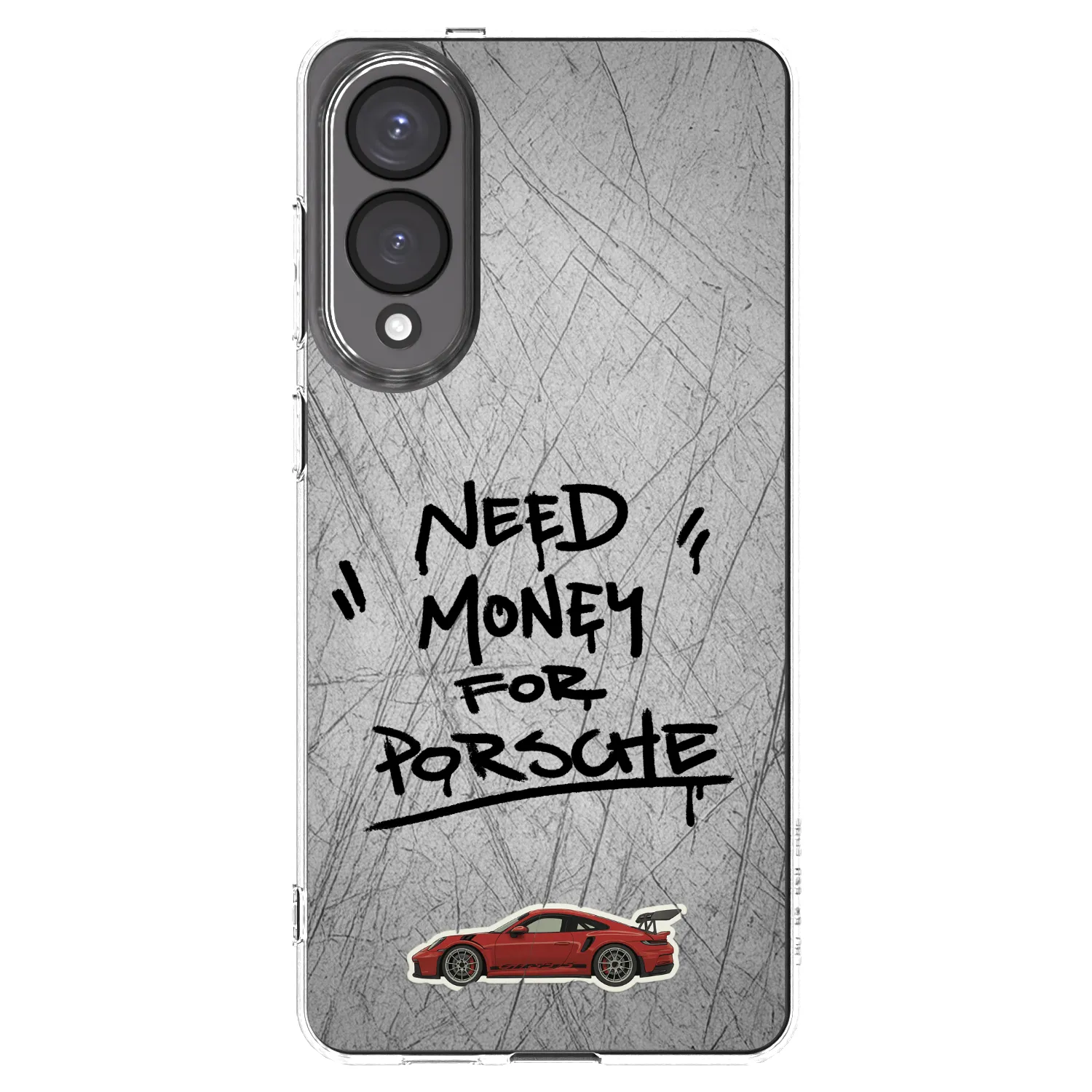 Silikónový prehľadný obal pre Samsung Galaxy S25 Edge 5G - Grey Drift