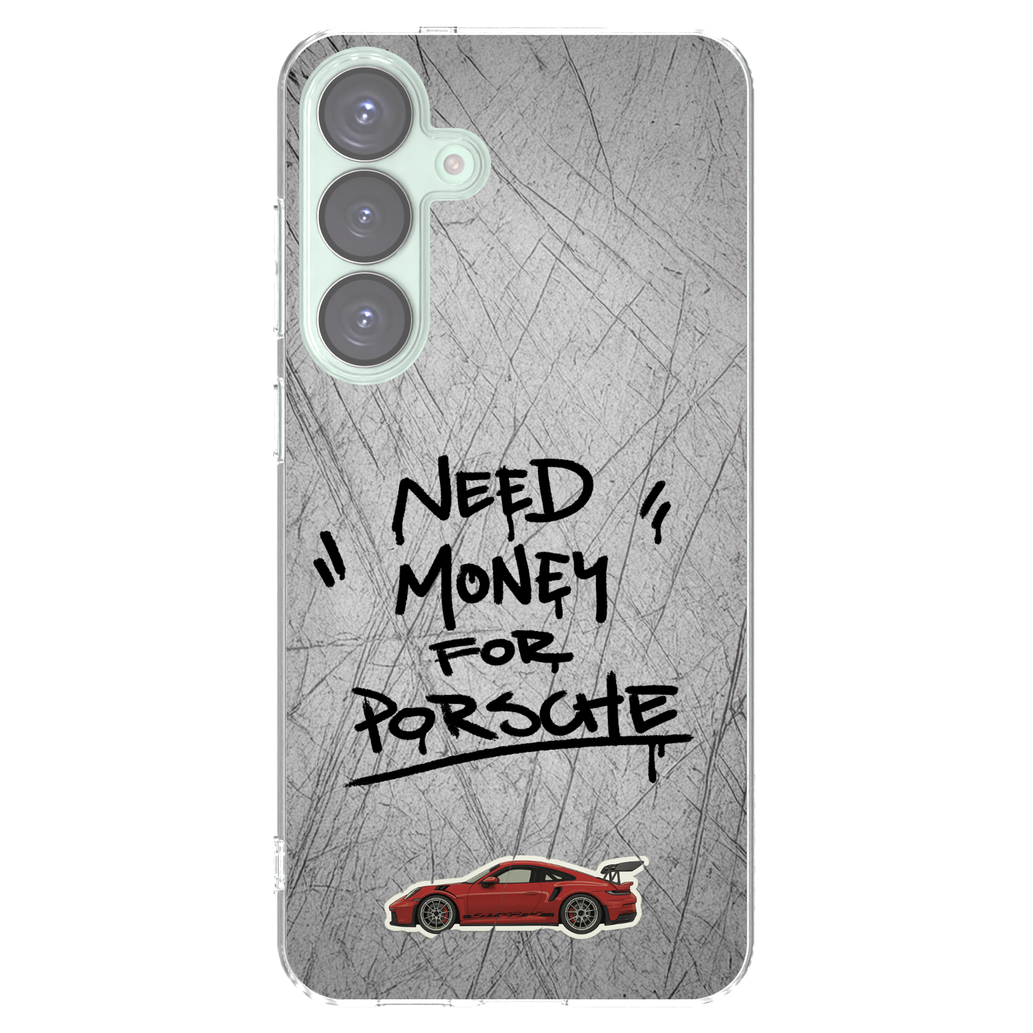 Picasee silikónový prehľadný obal pre Samsung Galaxy S25+ 5G - Grey Drift