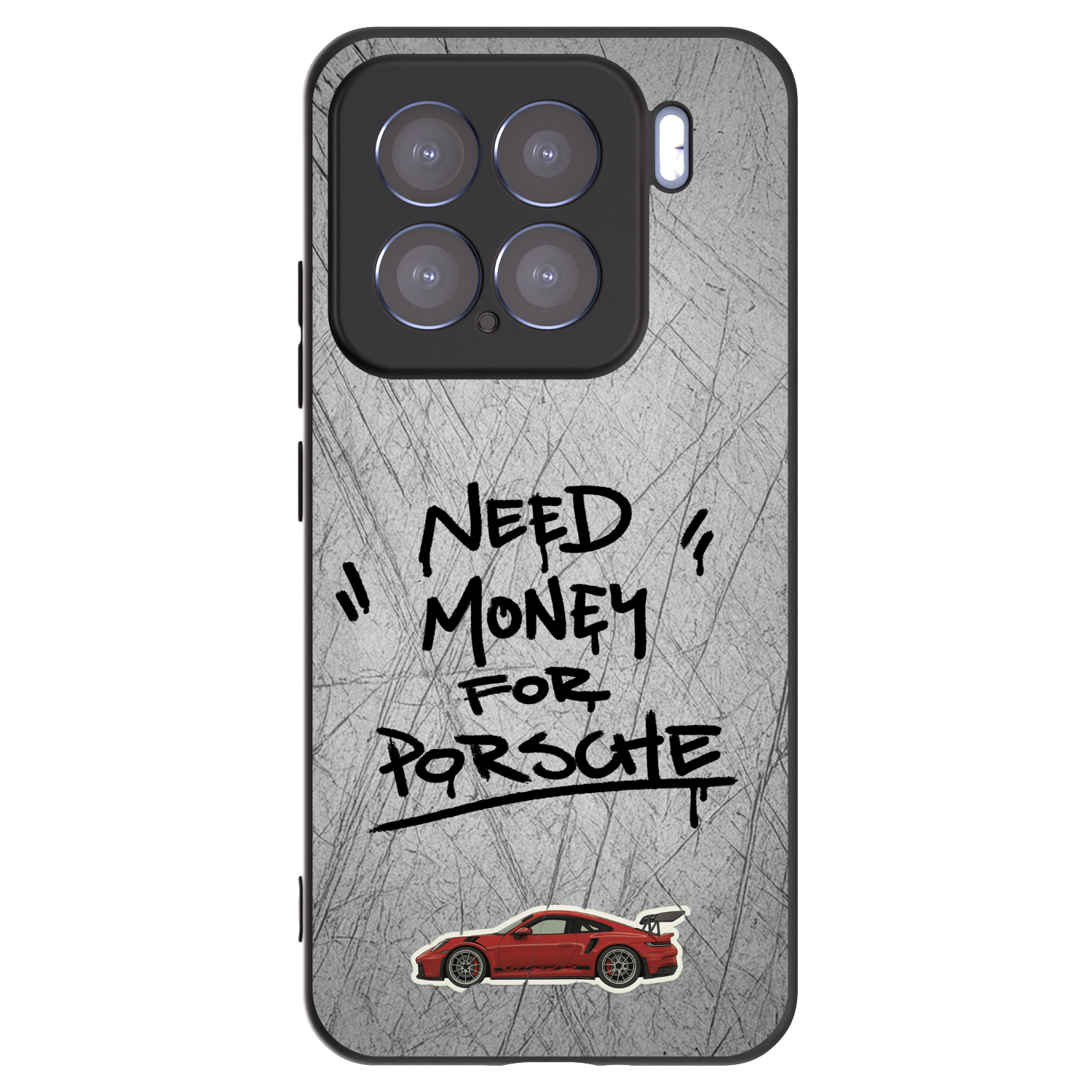 Silikónový čierny obal pre Xiaomi 15 - Grey Drift