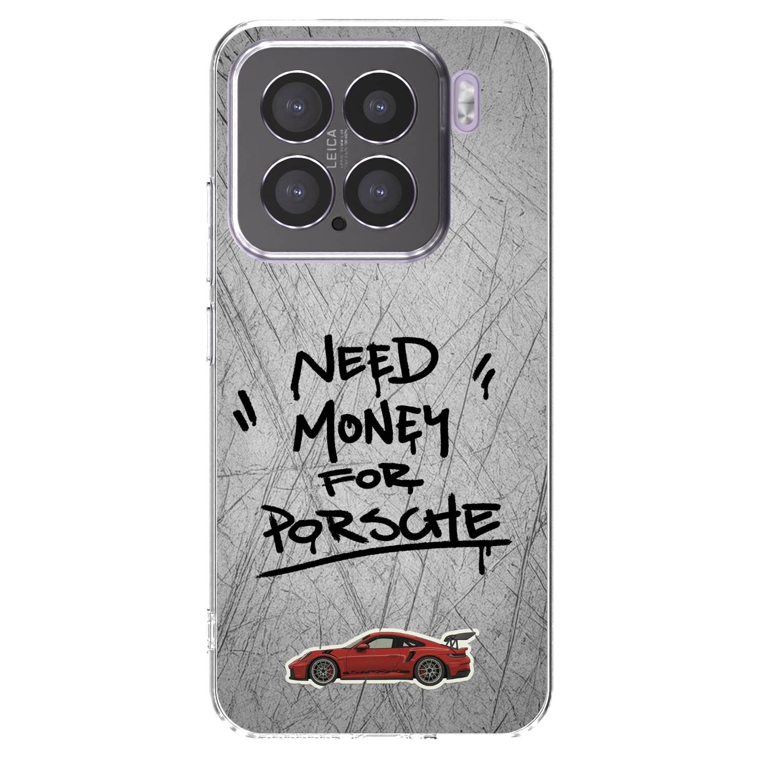 Silikónový prehľadný obal pre Xiaomi 15 - Grey Drift