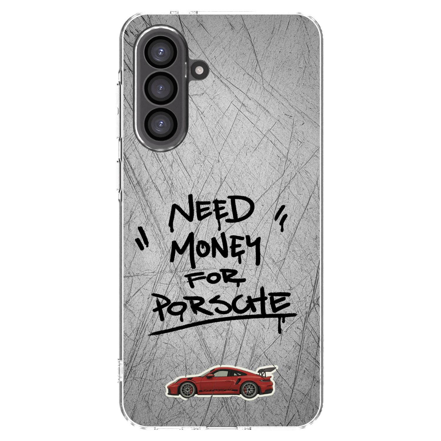 Picasee silikónový prehľadný obal pre Samsung Galaxy A36 5G - Grey Drift