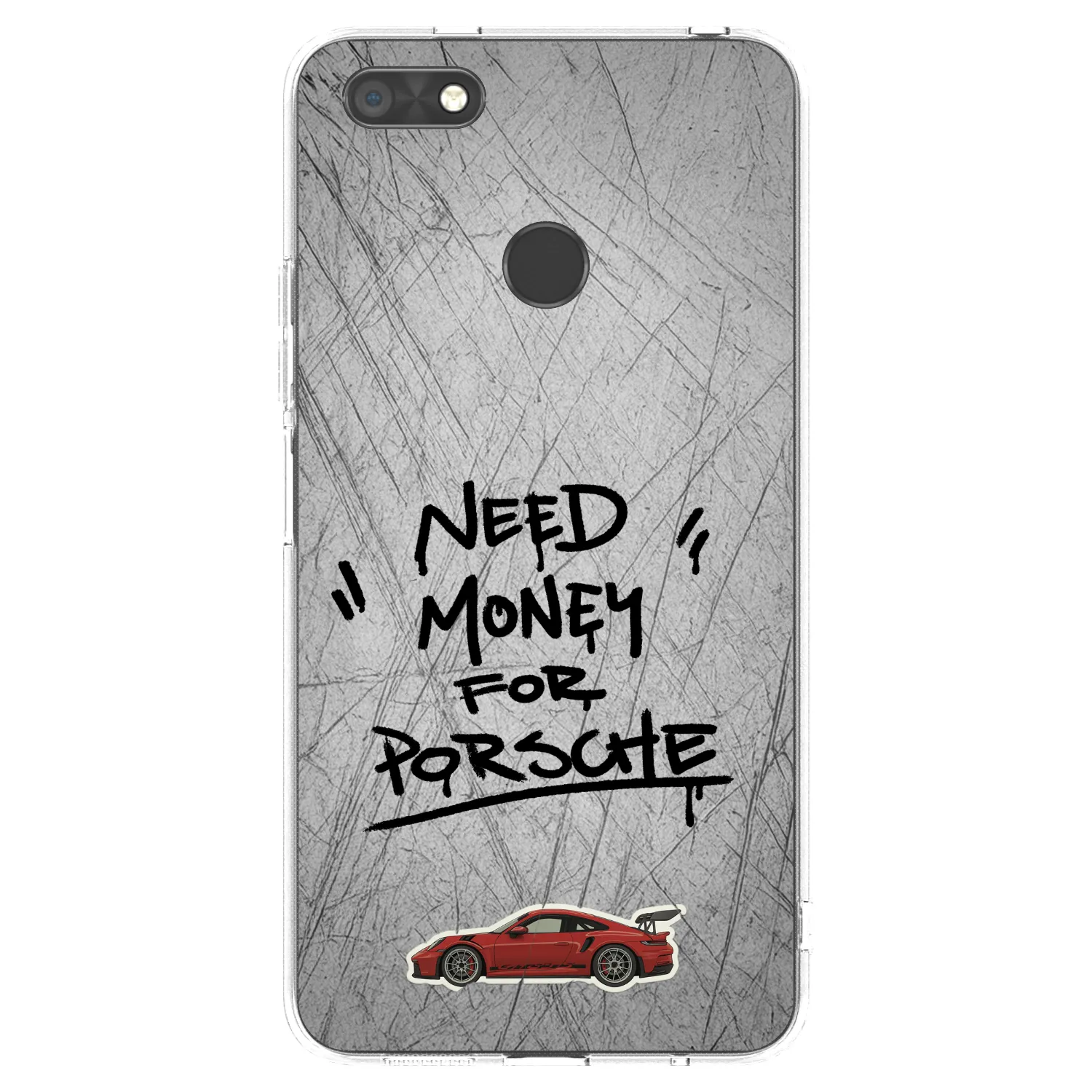 Picasee silikónový prehľadný obal pre Huawei P9 Lite Mini - Grey Drift