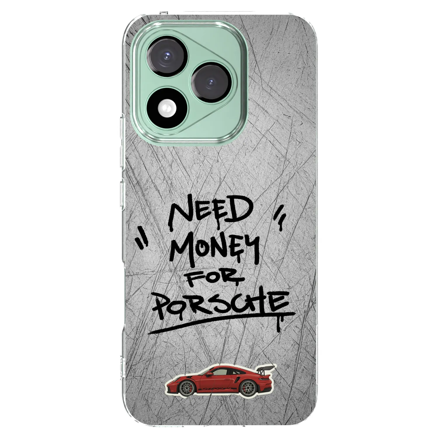 Picasee silikónový prehľadný obal pre Honor 400 Lite 5G - Grey Drift