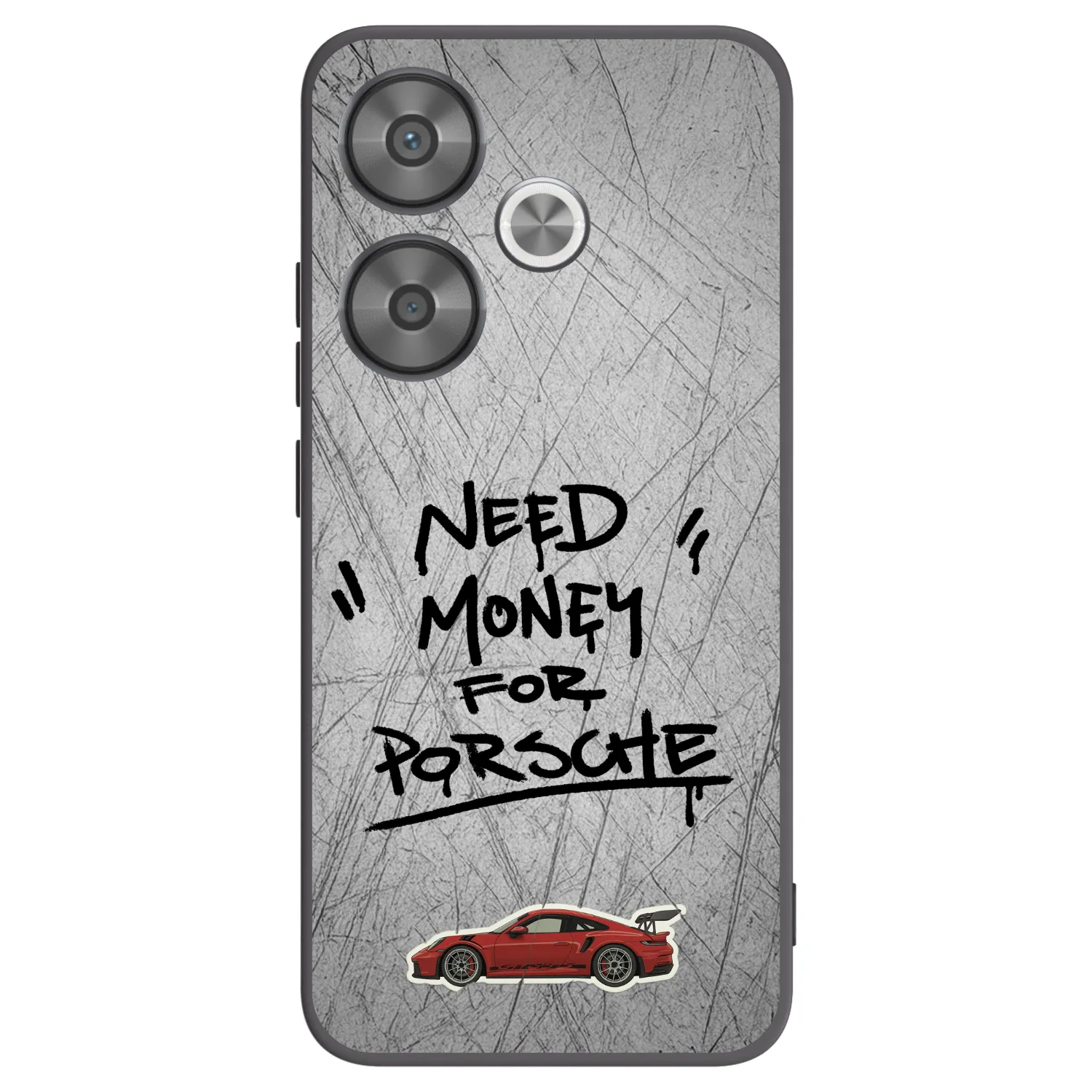 Silikónový čierny obal pre Xiaomi Poco F6 - Grey Drift