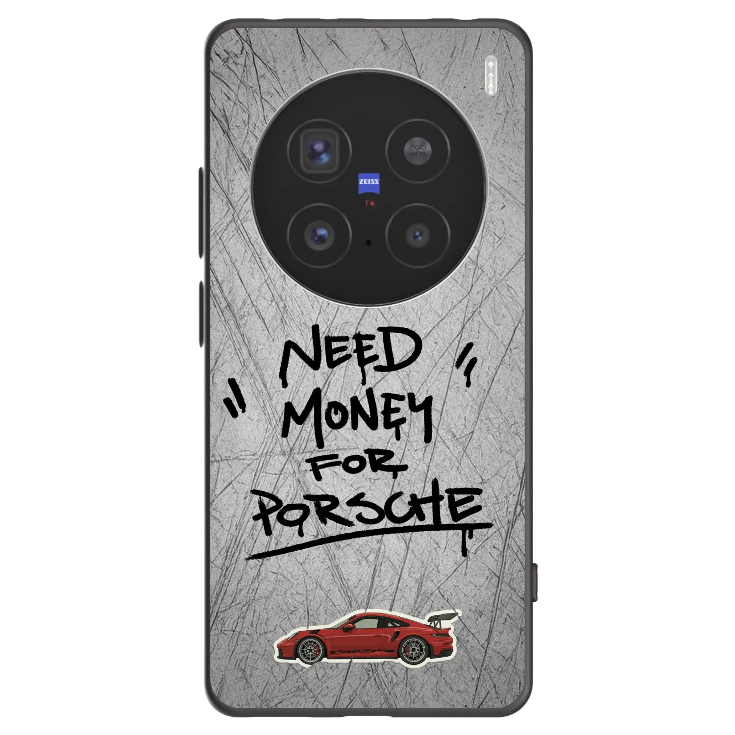 Picasee silikónový čierny obal pre Vivo X200 Pro - Grey Drift