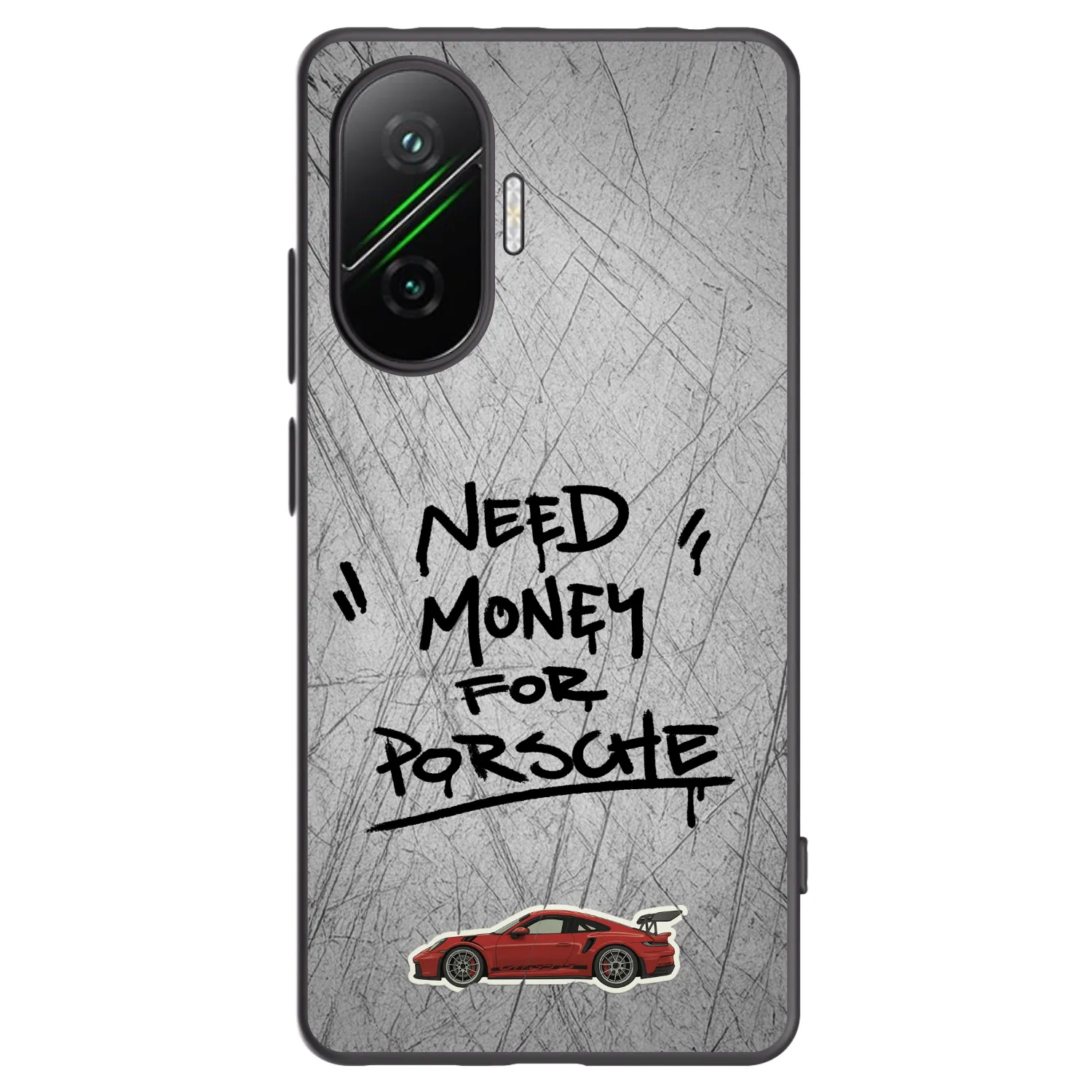 Silikónový čierny obal pre Xiaomi Poco F7 Pro 5G - Grey Drift