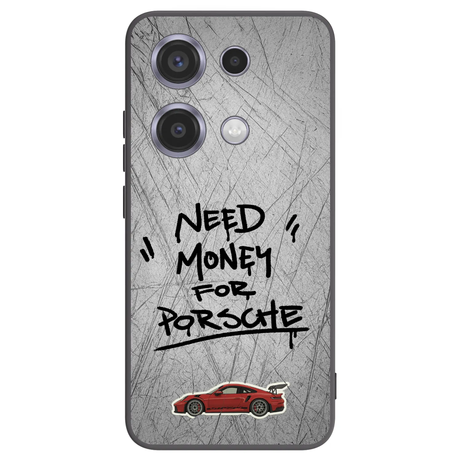 Picasee silikónový čierny obal pre Xiaomi Redmi Note 14S - Grey Drift