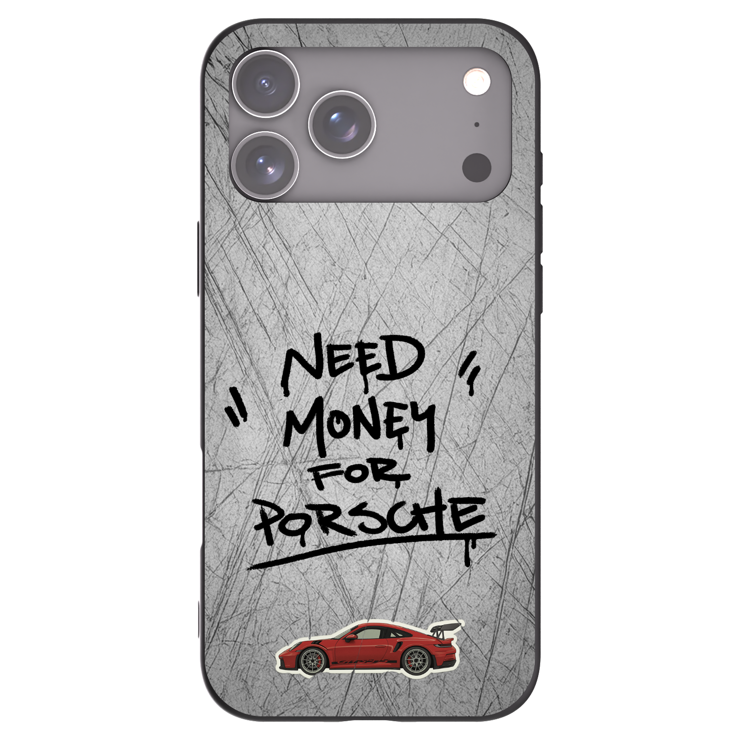 Picasee silikónový čierny obal pre Apple iPhone 17 Pro Max - Grey Drift