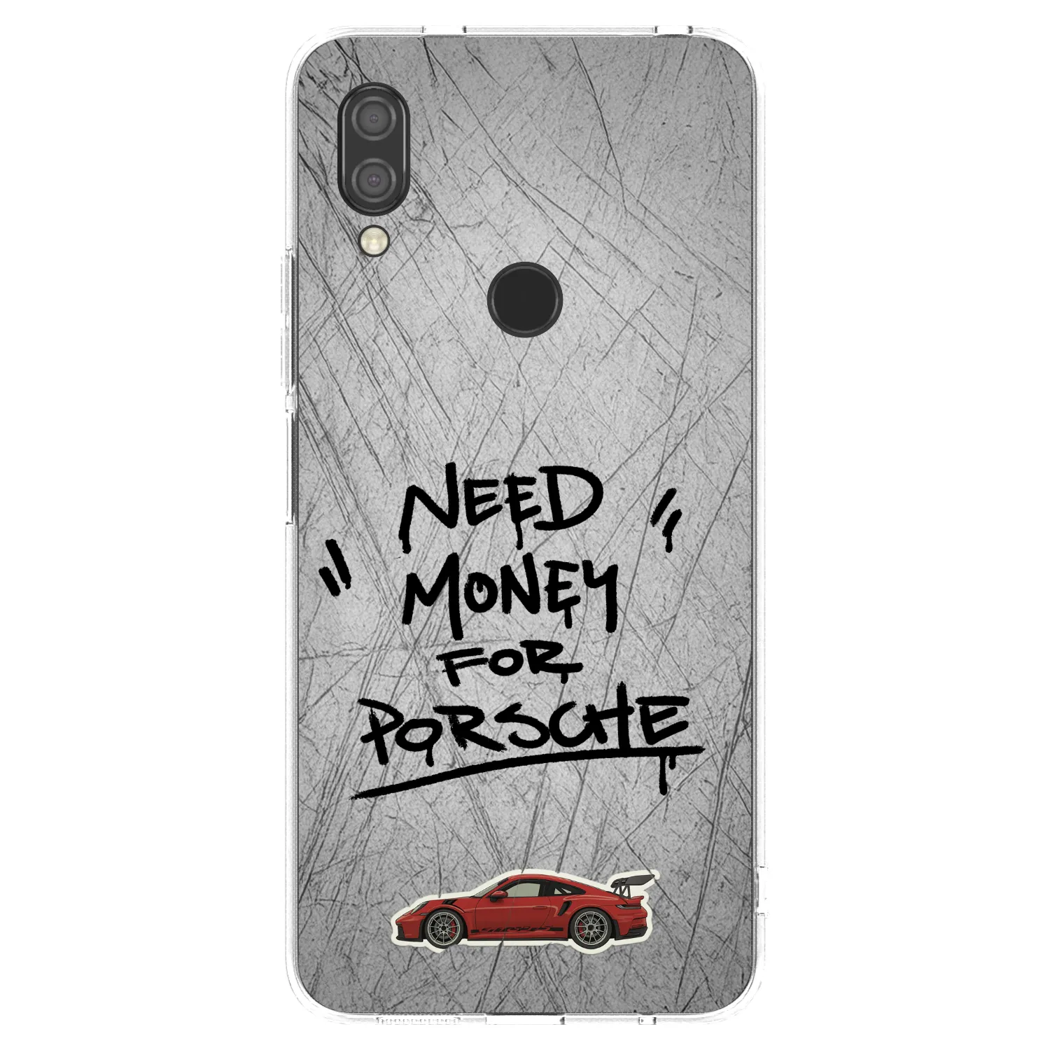 Picasee silikónový prehľadný obal pre Xiaomi Redmi 7 - Grey Drift