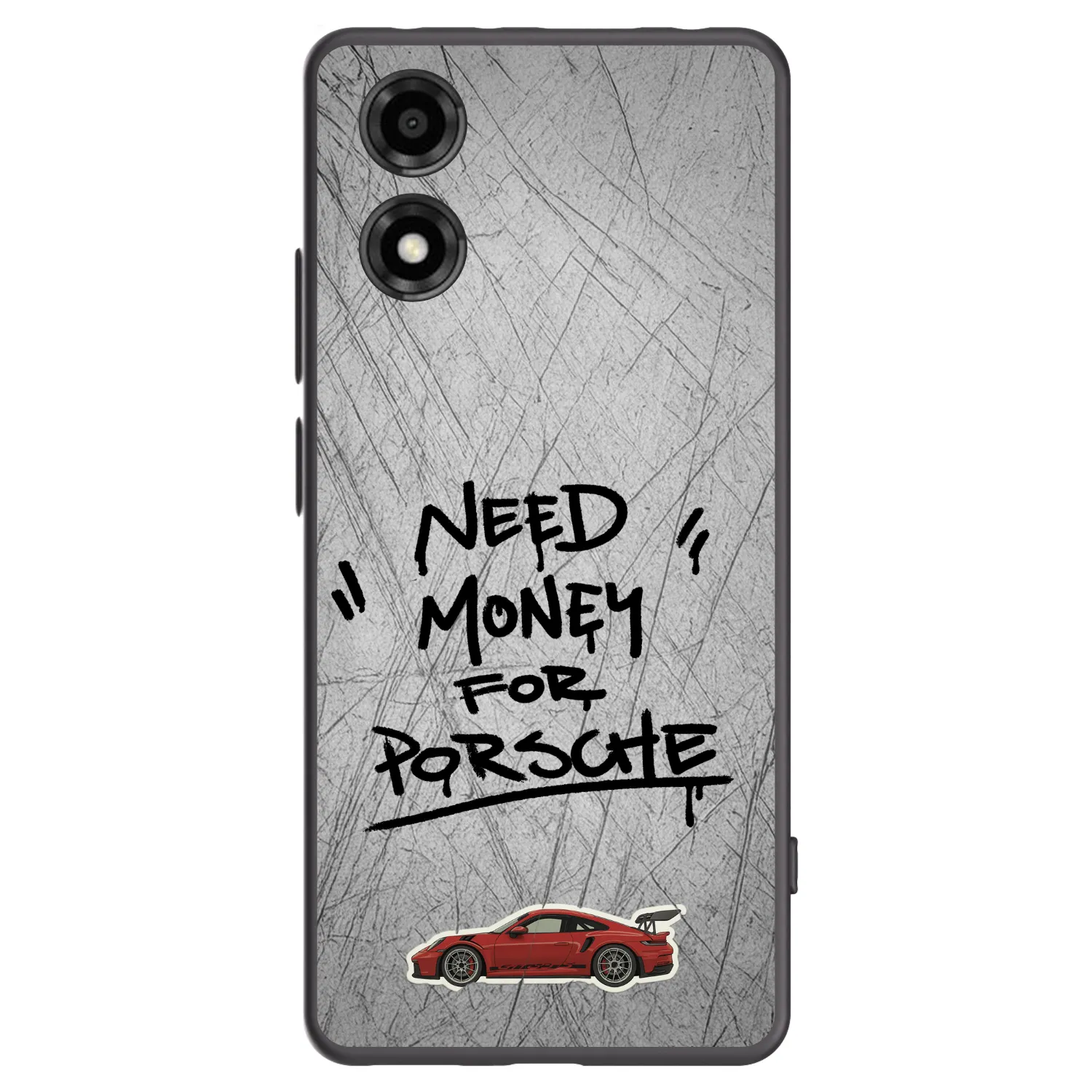 Picasee silikónový čierny obal pre Motorola Moto E14 - Grey Drift